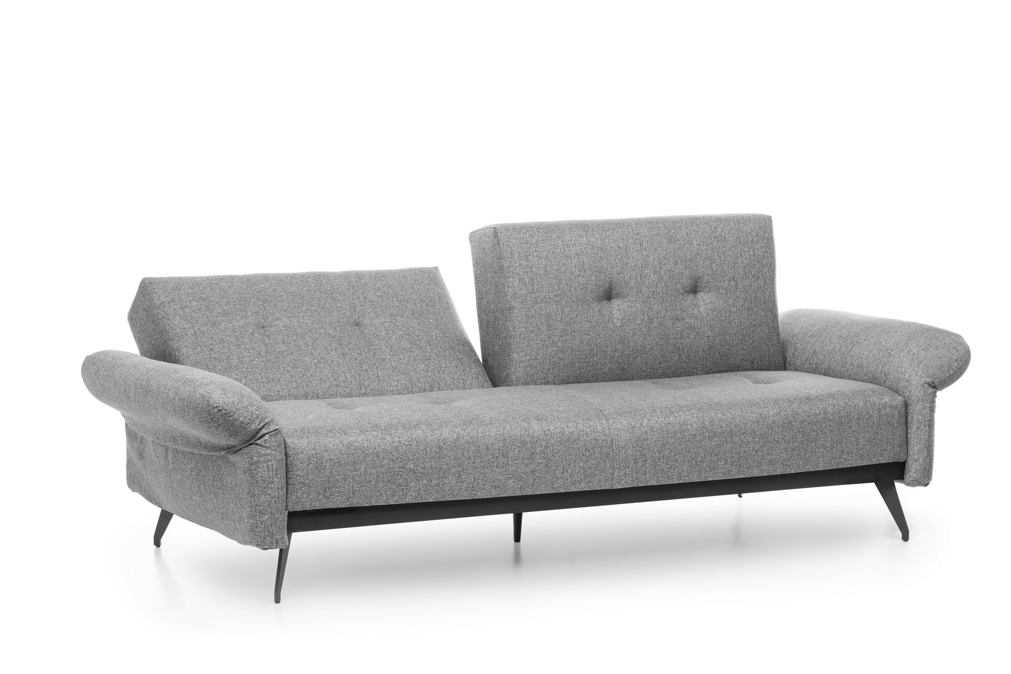 Ron Sofabed Schlafsofa 3-Sitzer Grau