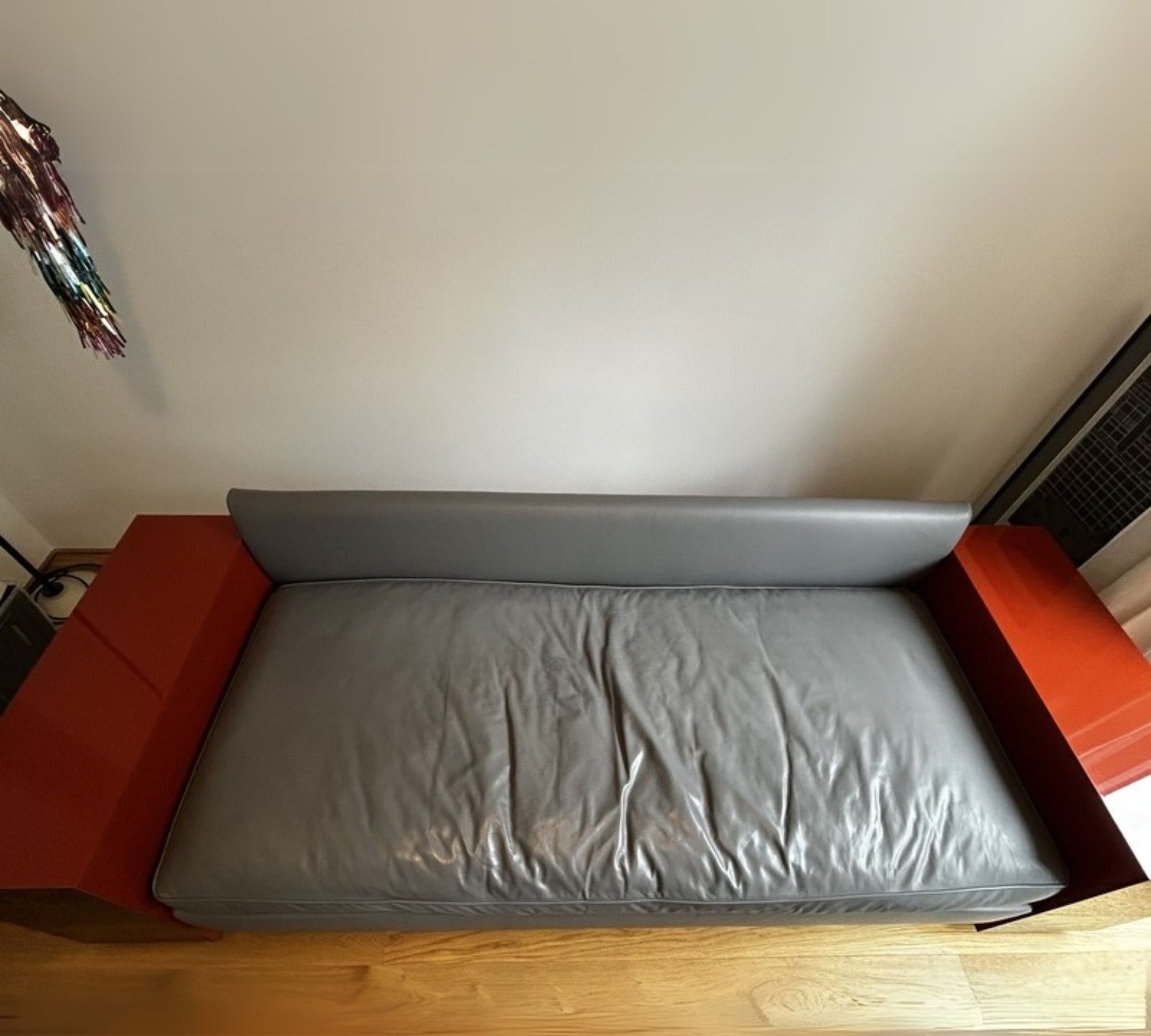 Lota Sofa Leder Grau