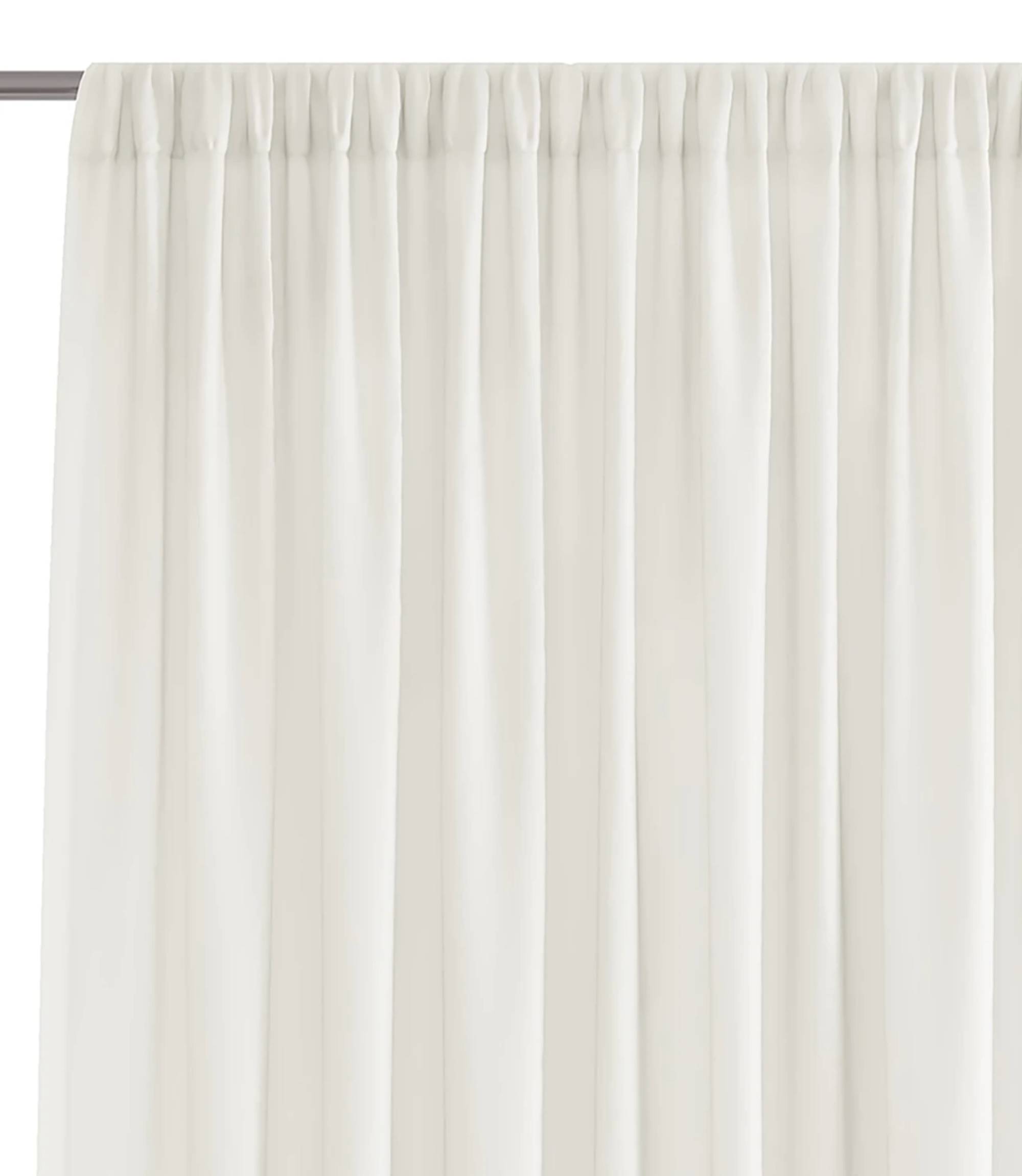 Vorhang mit Kräuselband x COCOLI | FLHF Creme | 140 250 cm