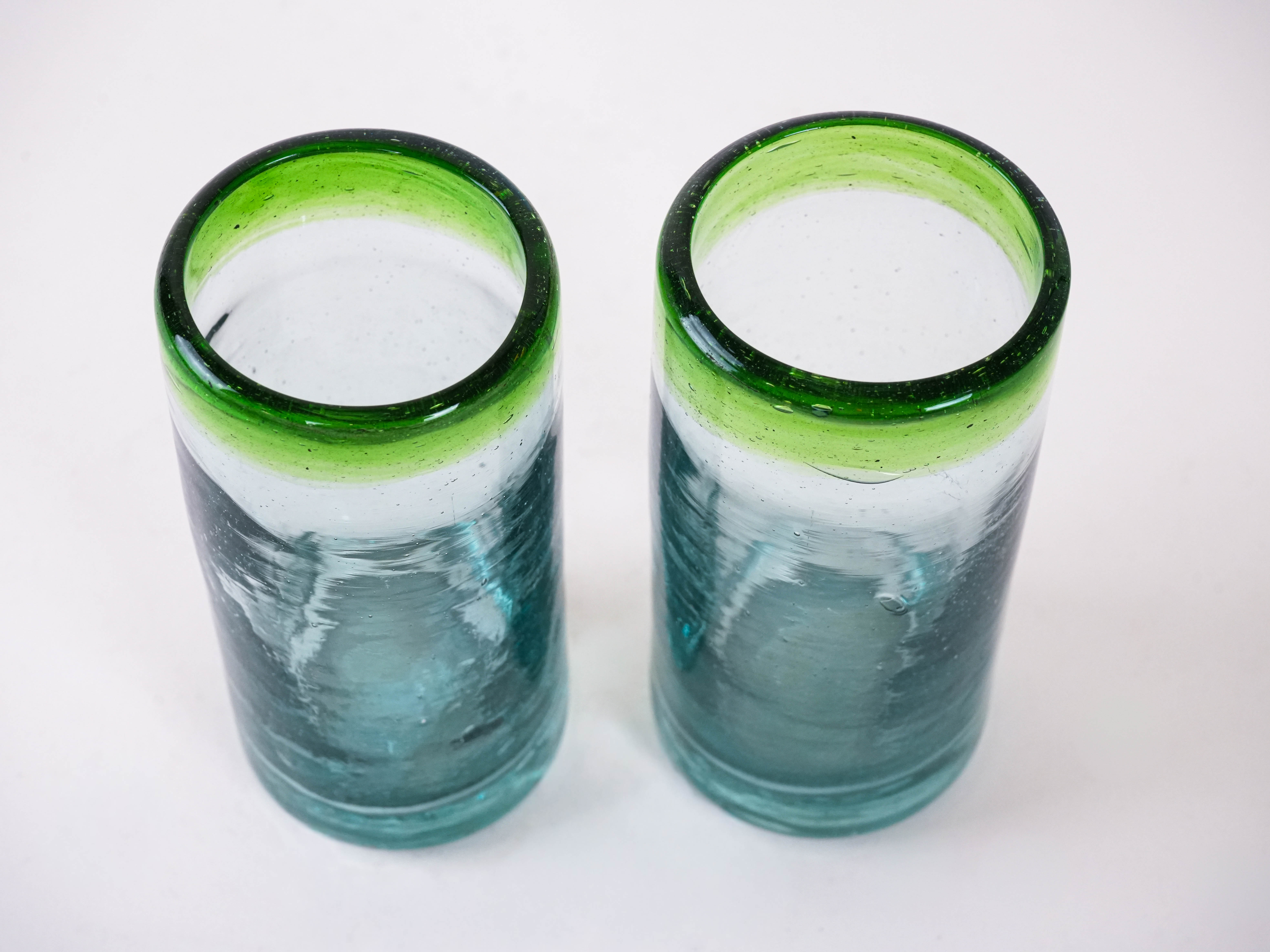 Zweiteiliges Gläserset 1970er Jahre