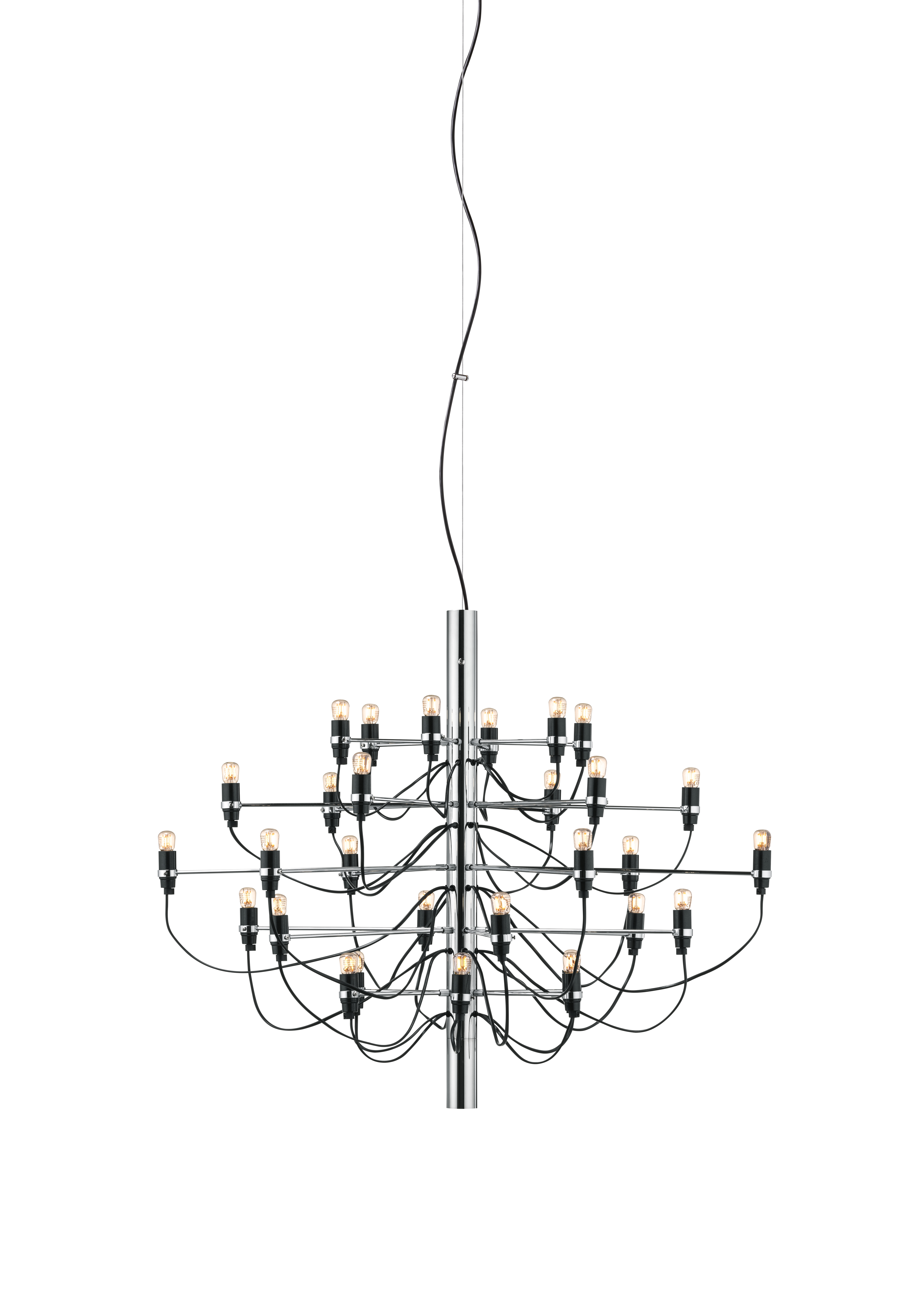 2097/30 Clear Bulbs Pendelleuchte Silber