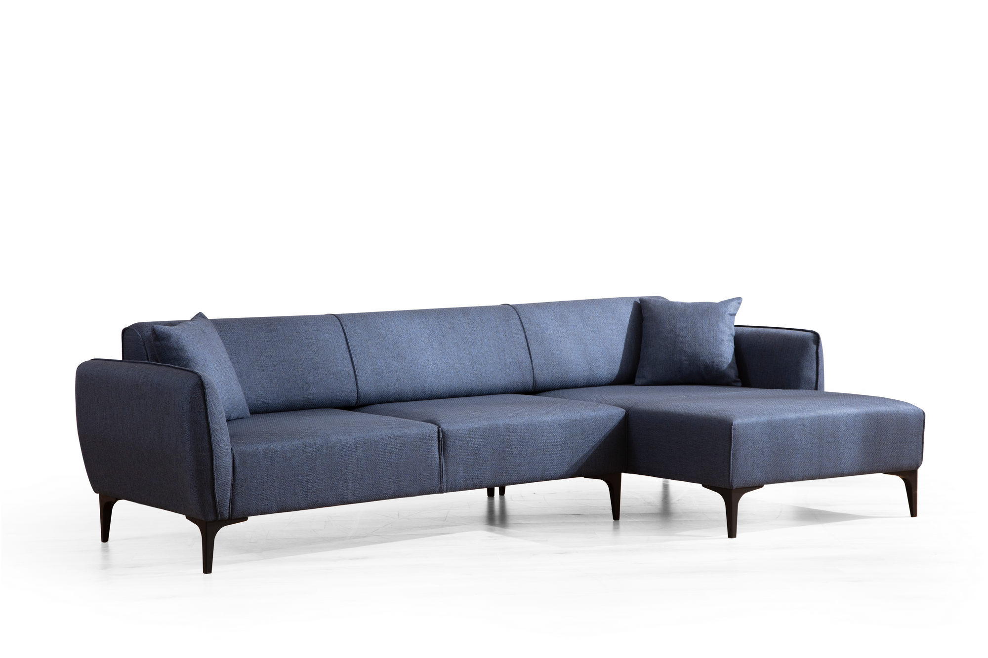 Belissimo Ecksofa Rechts Blau