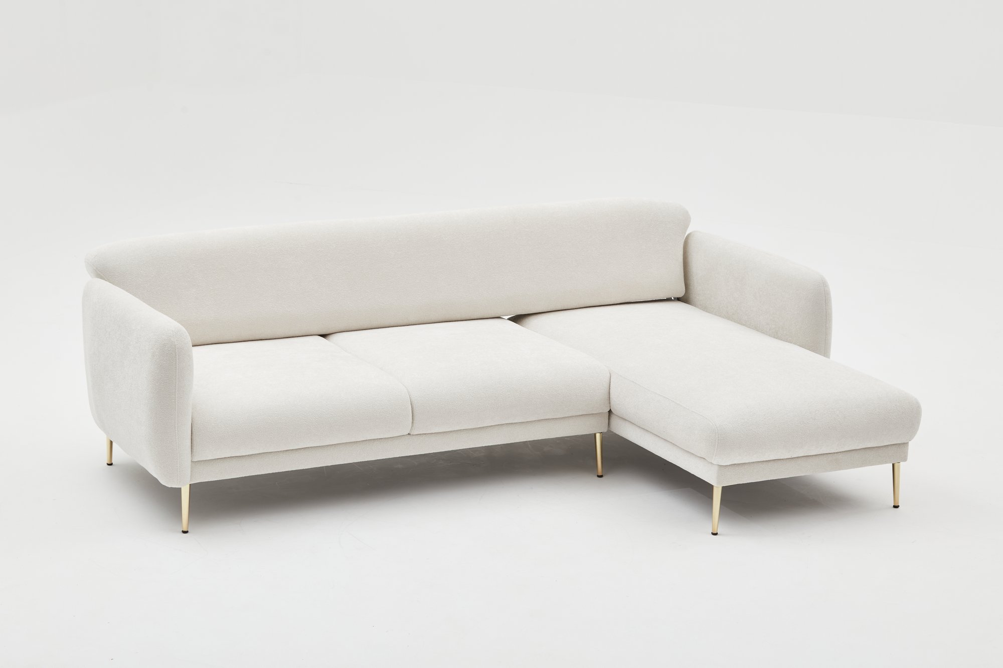 Simena Sofa Récamiere Rechts Creme