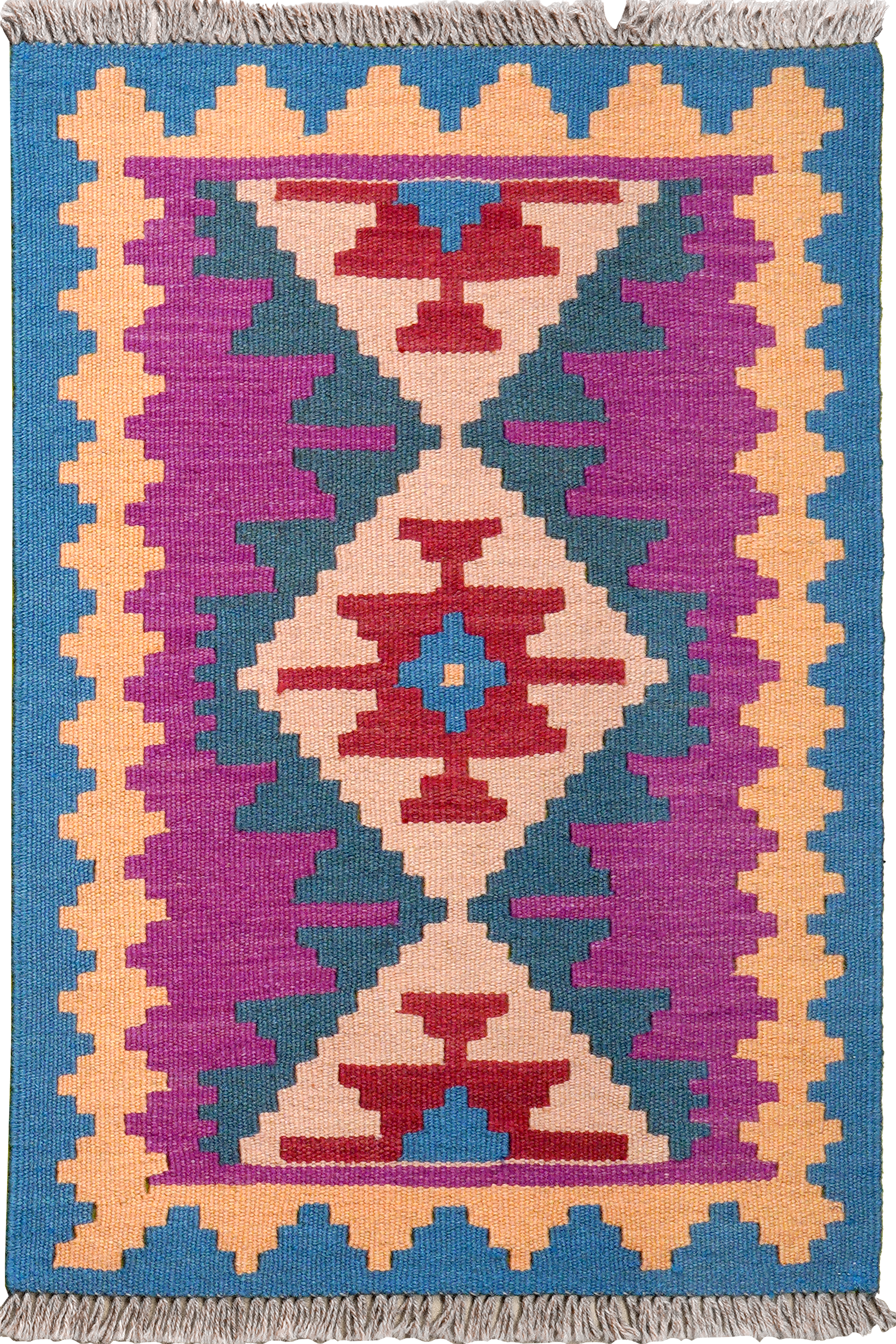 Kilim Gashgai Teppich Mehrfarbig