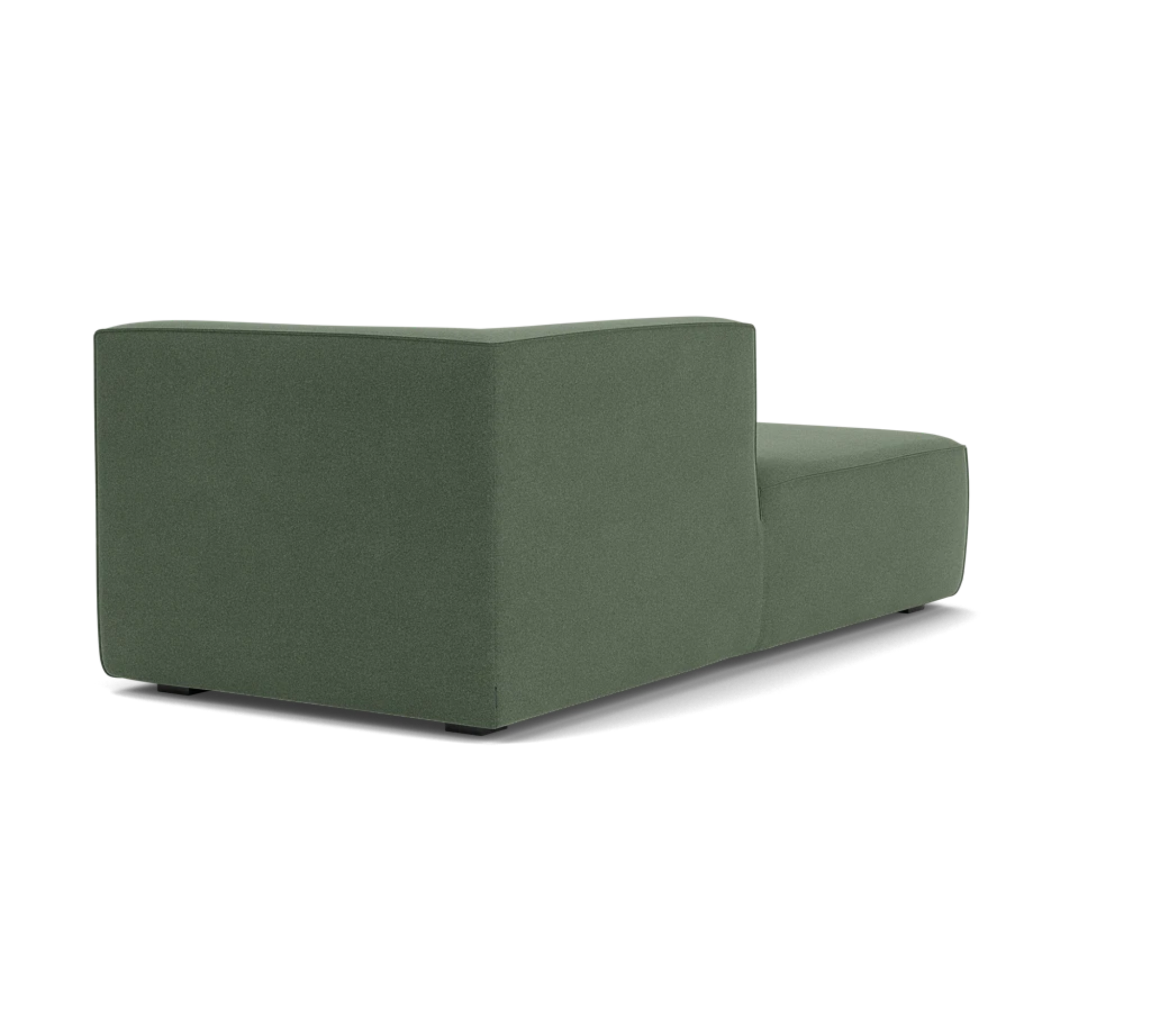 Dane 1-Sitzer Récamiere Links Cura Dark Green