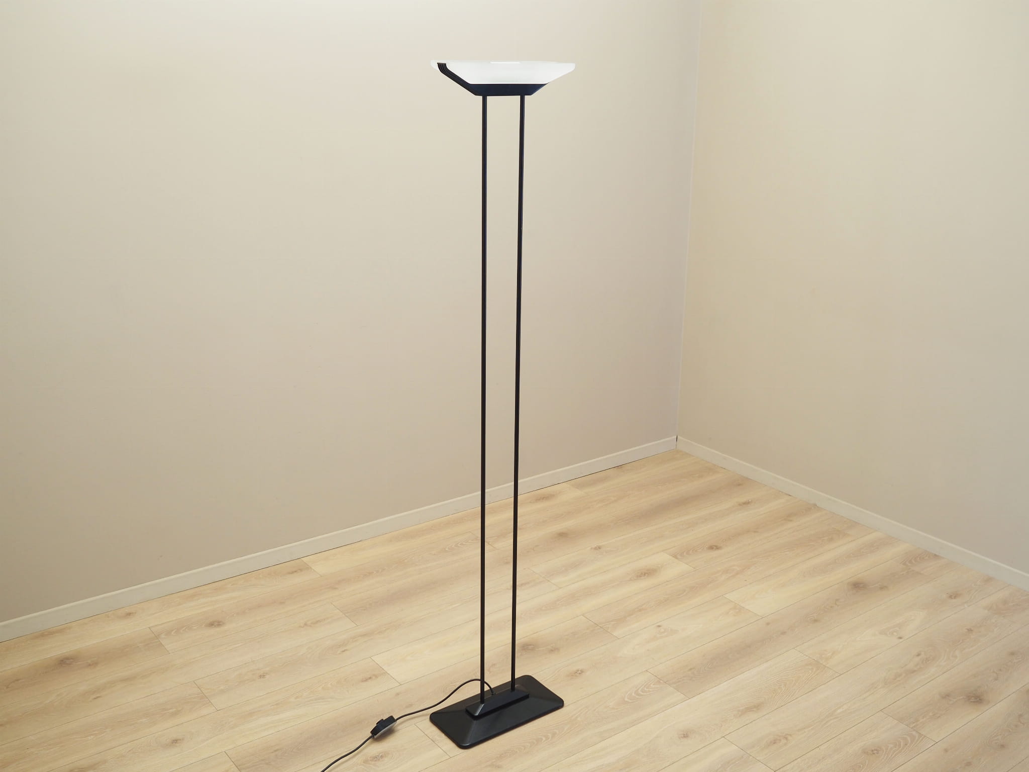 Floor lamp Metal Glass 1970s