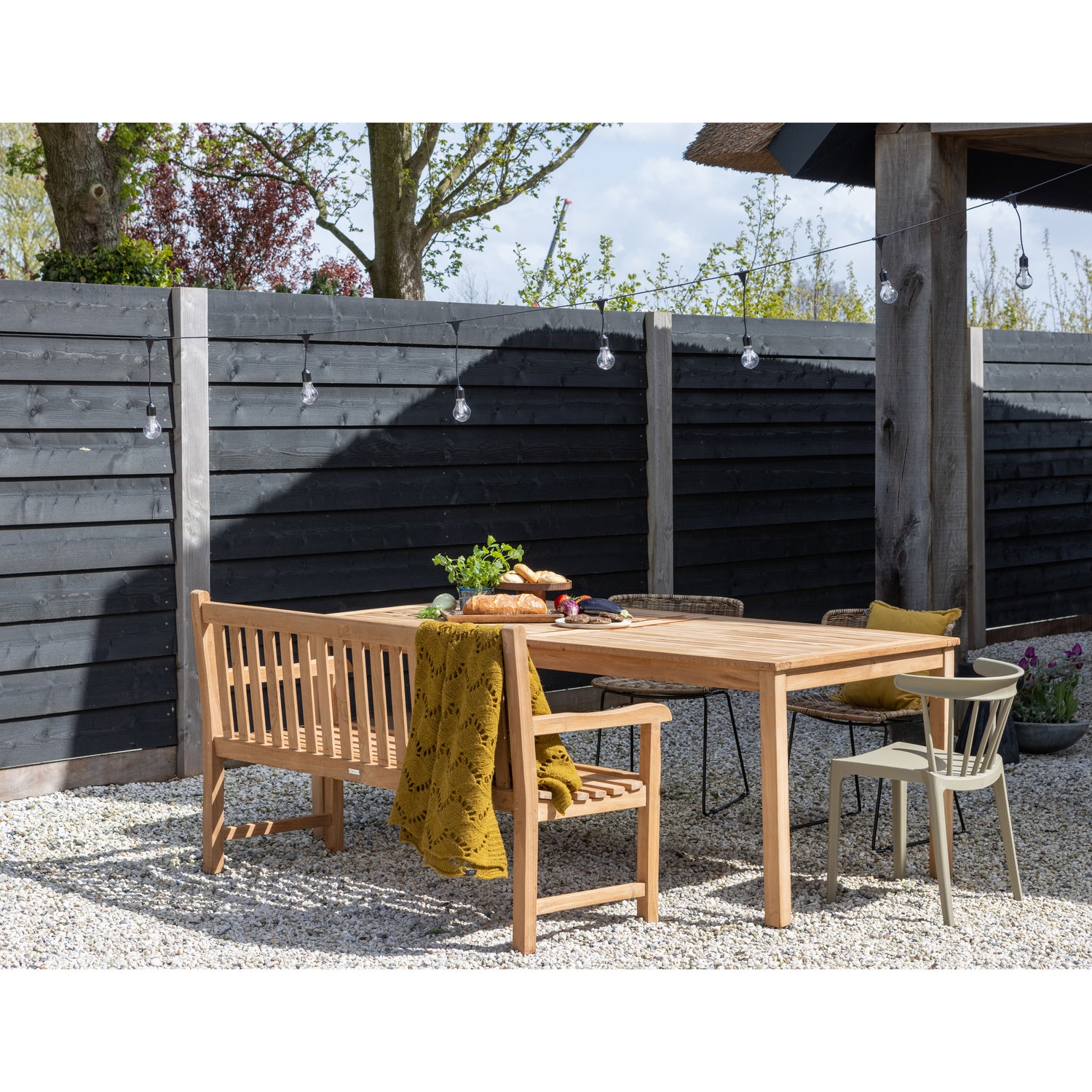 2x Wings Stuhl Stahl Natur