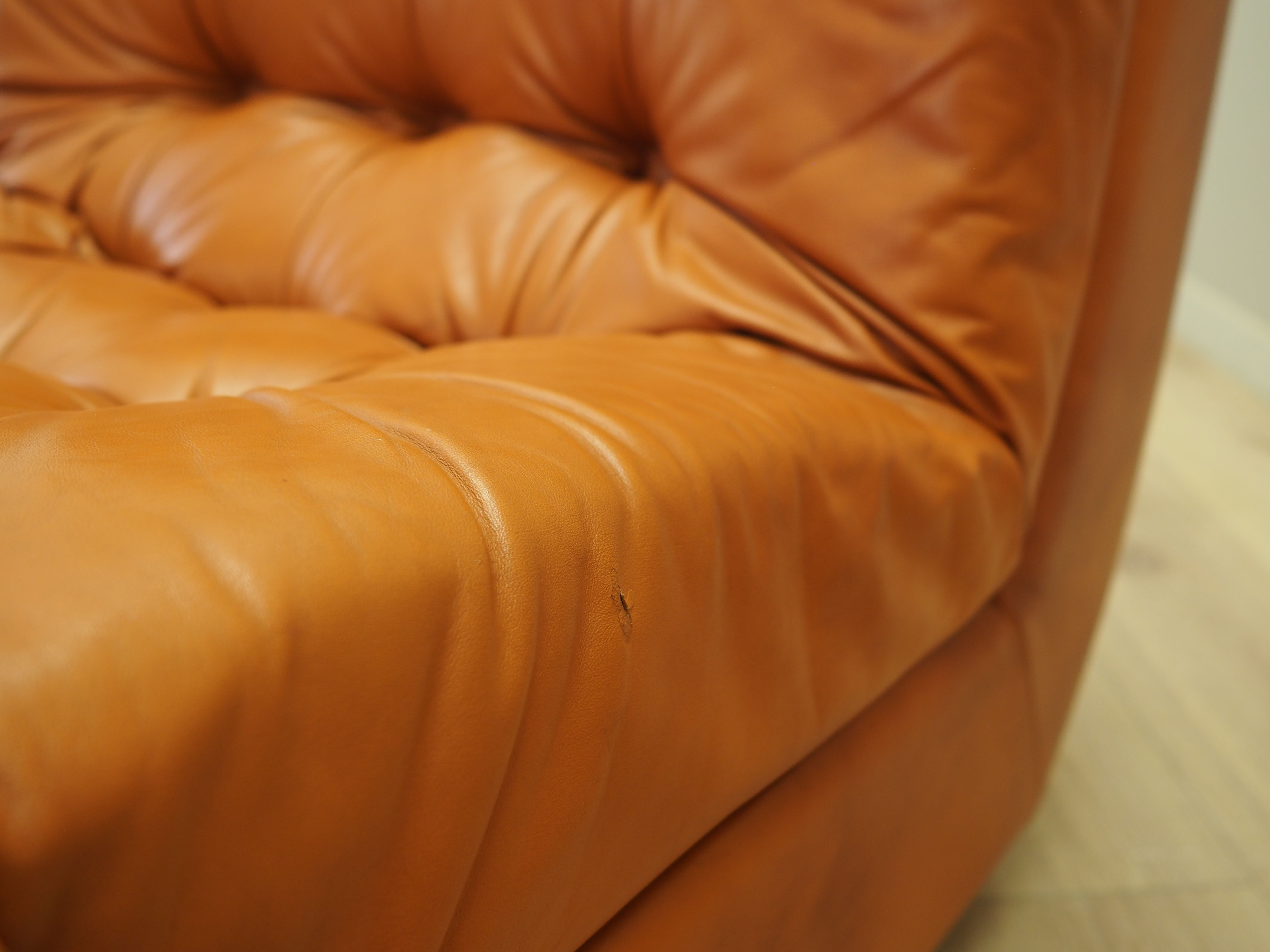 Armchair Leather Brown 1970s