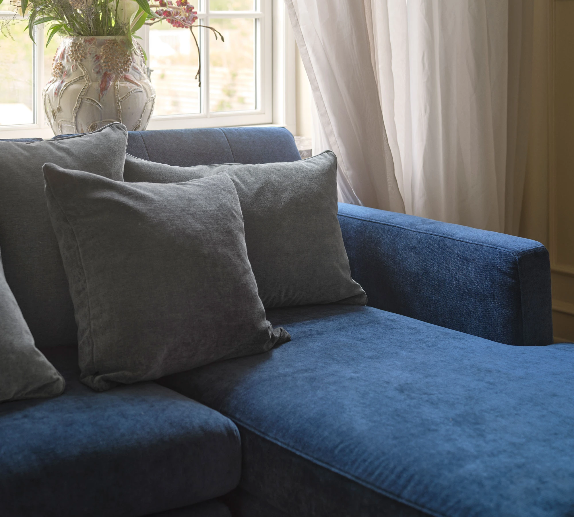 Conrad Sofa Récamiere Rechts Planet Legion Blue