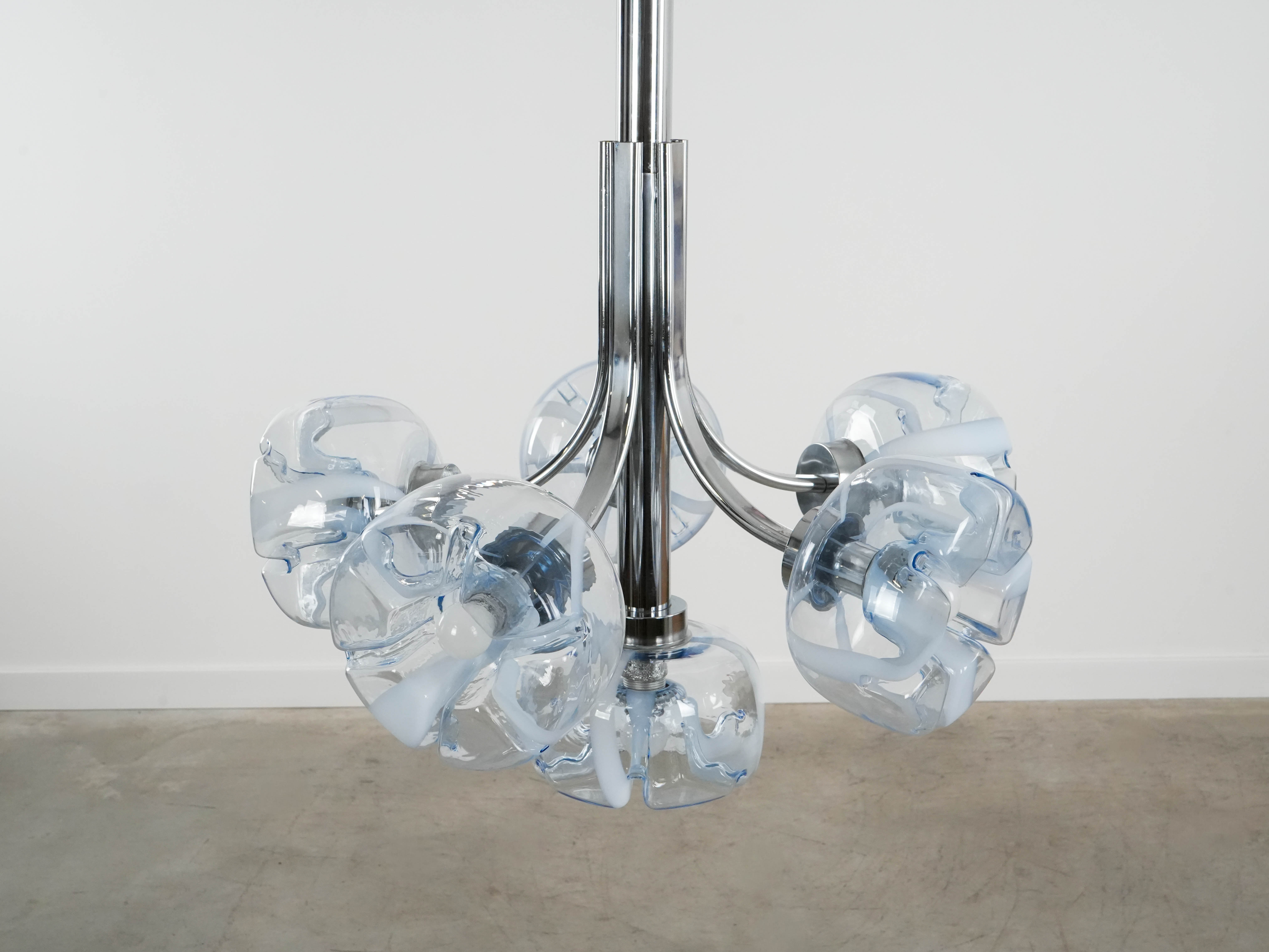 Chandelier Murano glass 1970s