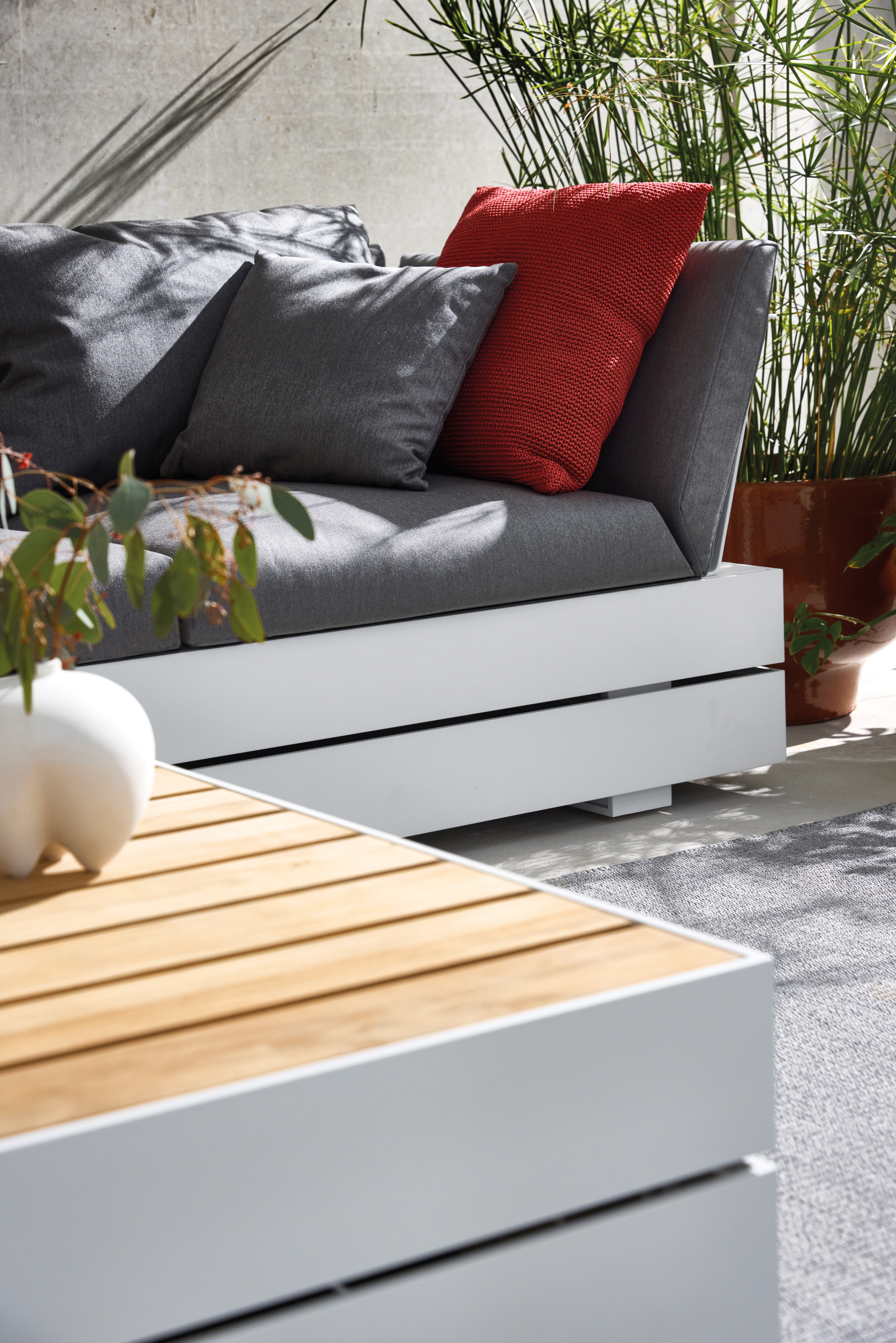 Boxx Garten Lounge-Set Blau