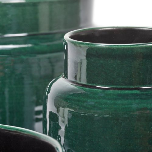INDOOR Vase Ceramic Dark Green