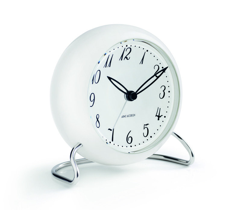 Aj Table Clock Lk Weiß