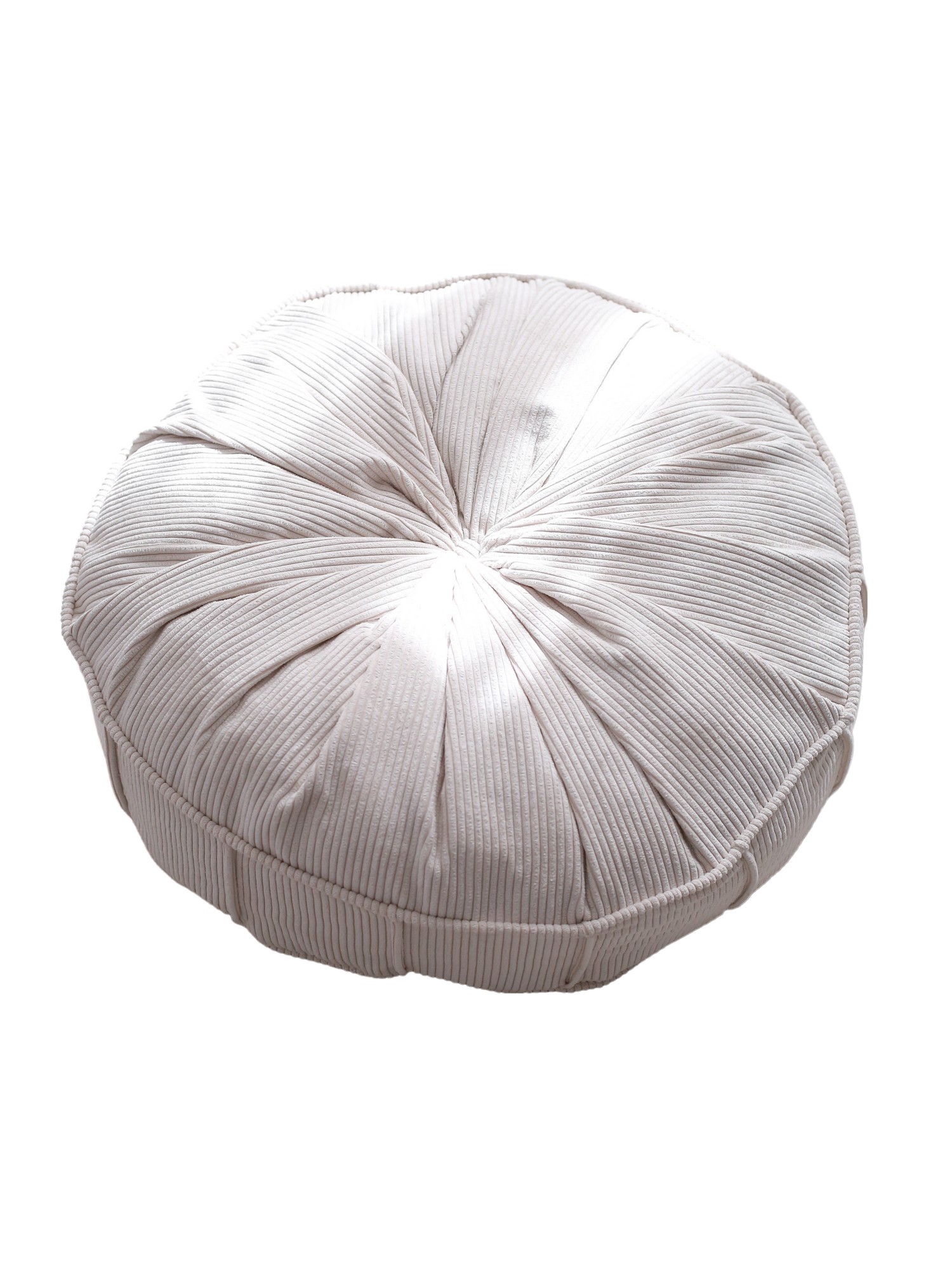 Teddy fabric cushion White