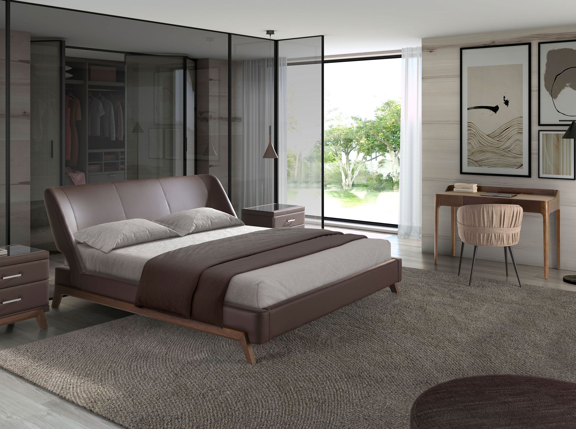 Esszimmerstuhl Textil Beige