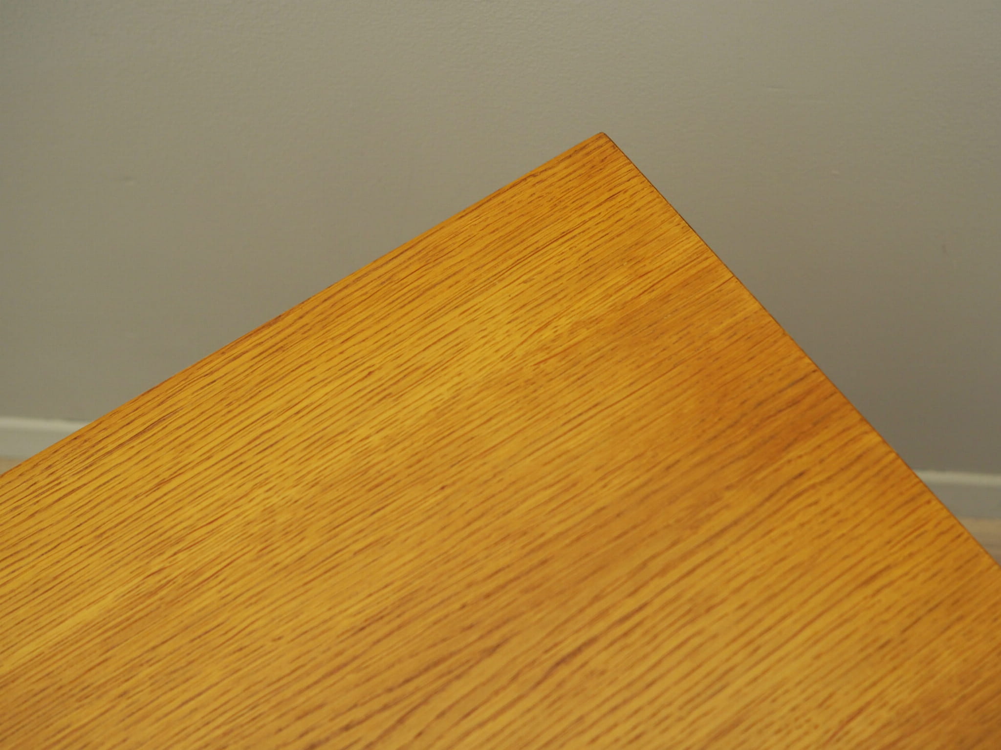Vintage Desk Ash Wood Brown 1970s