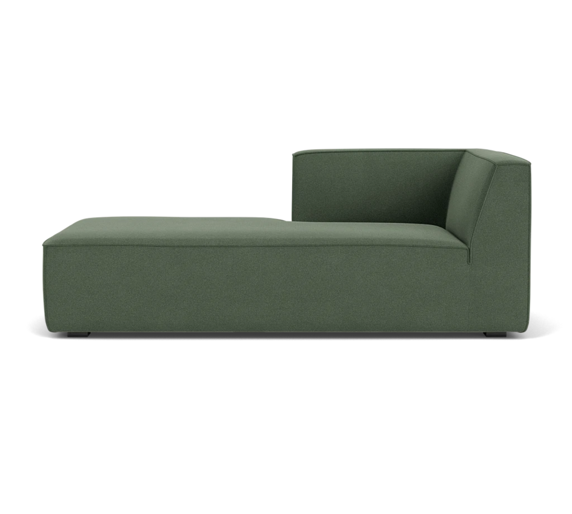 Dane 1-Sitzer Récamiere Links Cura Dark Green