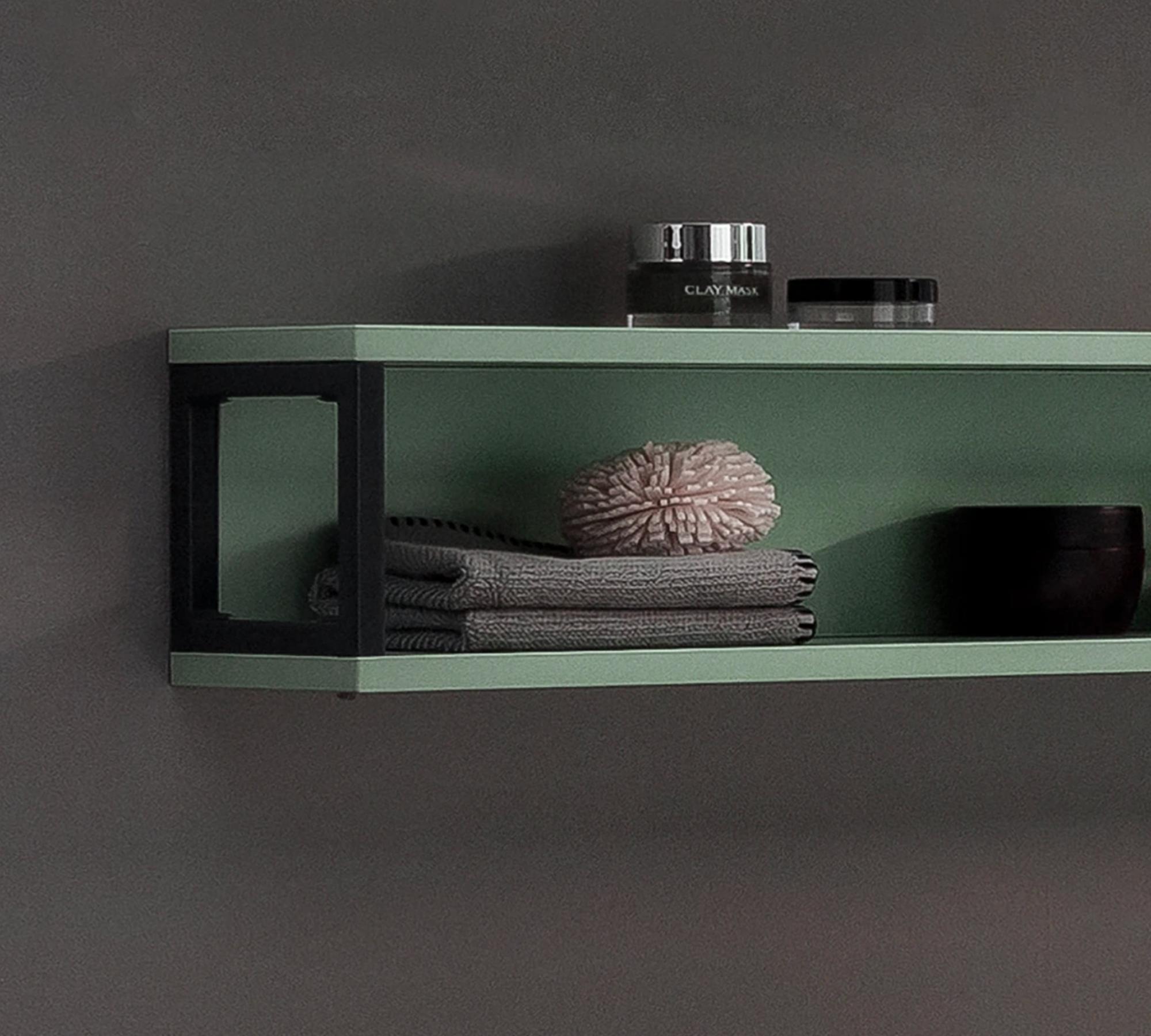 Wall shelf wood mint