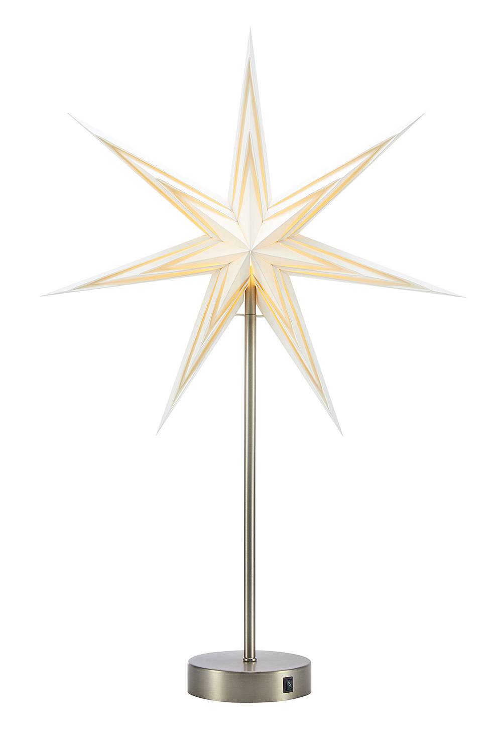 Standstern Sarah Papier Weiß