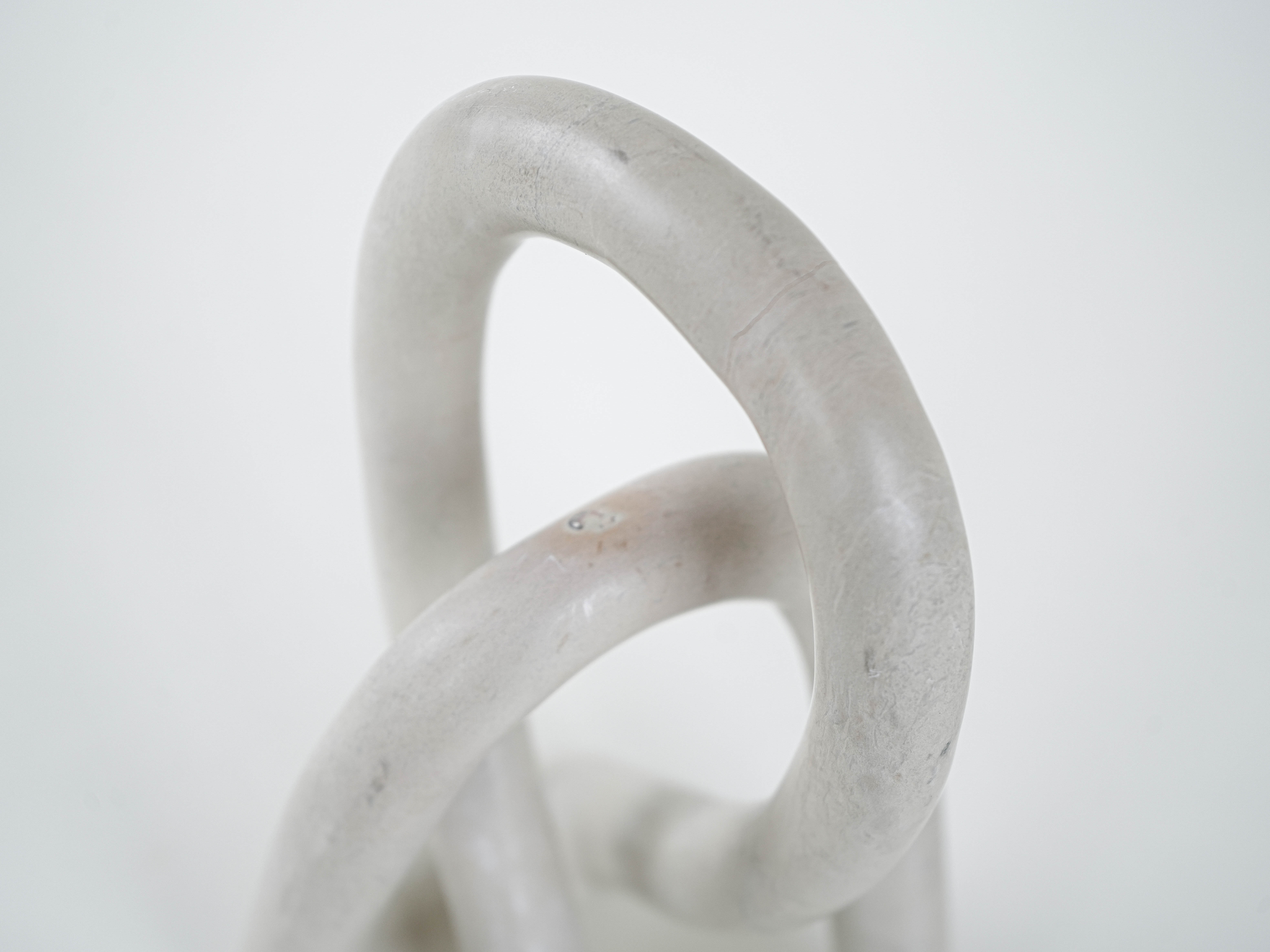 Sculpture Abstract White 1980s