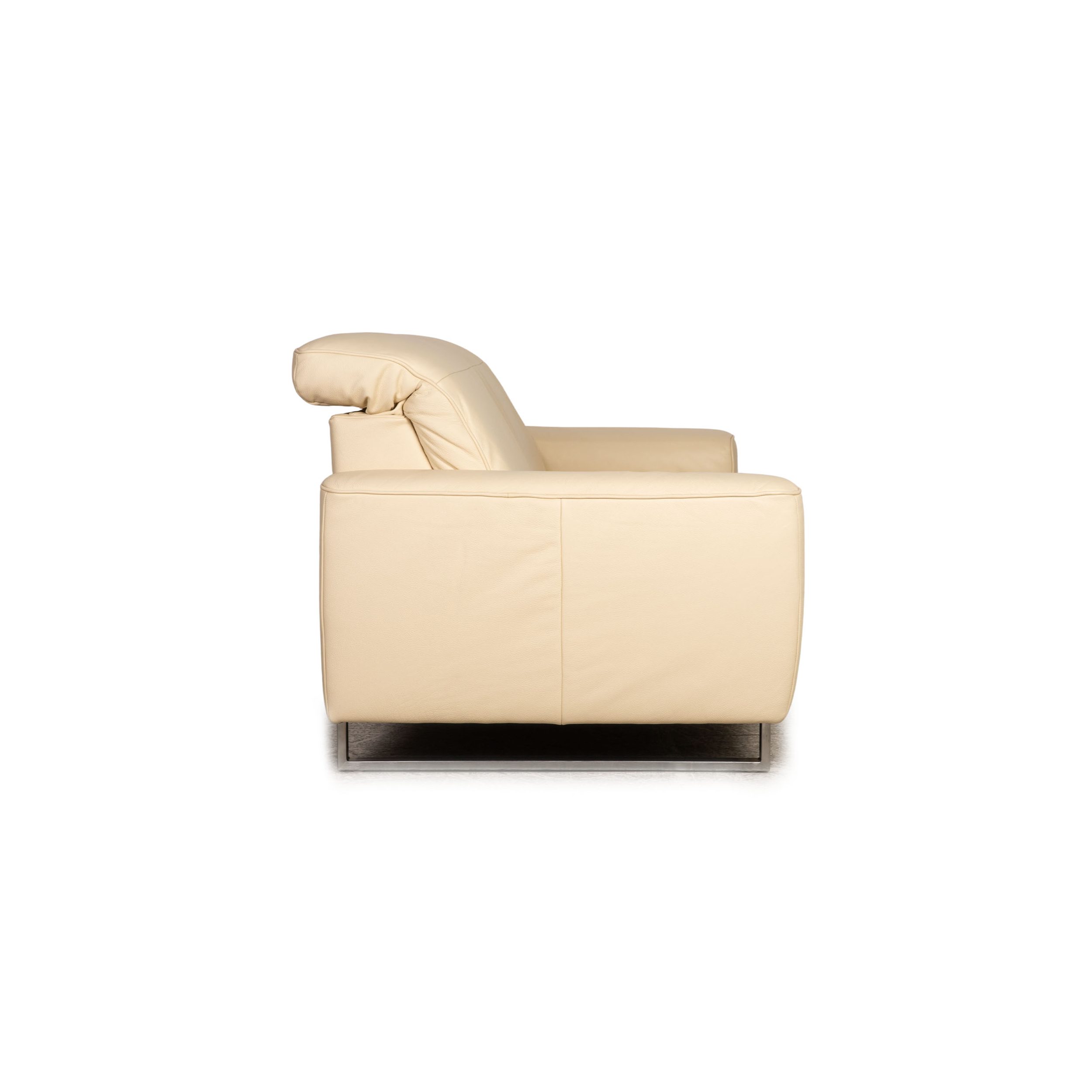 MR 6070 Sofa 3-Sitzer Leder Creme