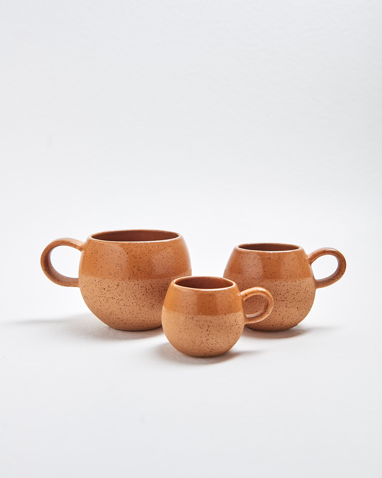 2x Earth Ball Tasse Keramik Terracotta 250 ml