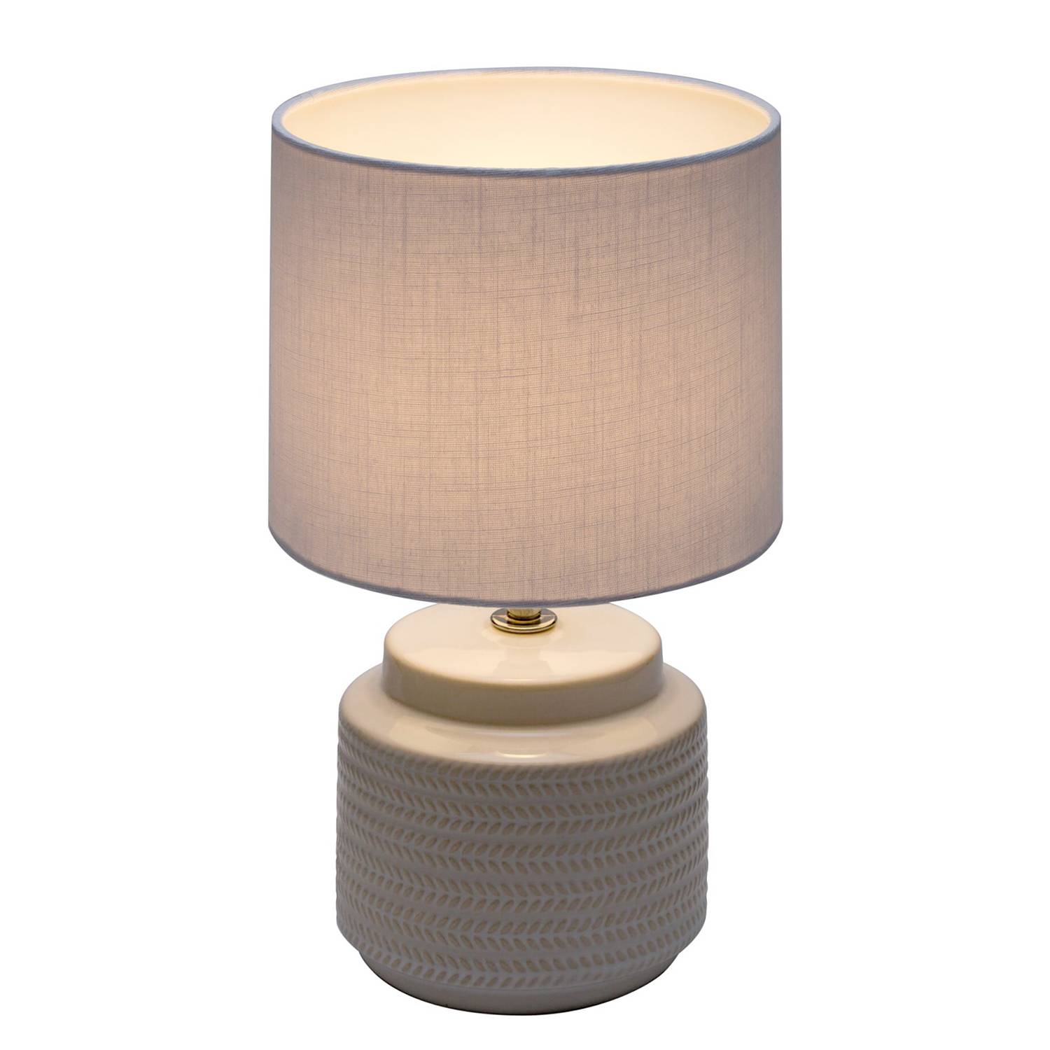 Bright Soul Tischleuchte 1-flammig Mischgewebe Keramik