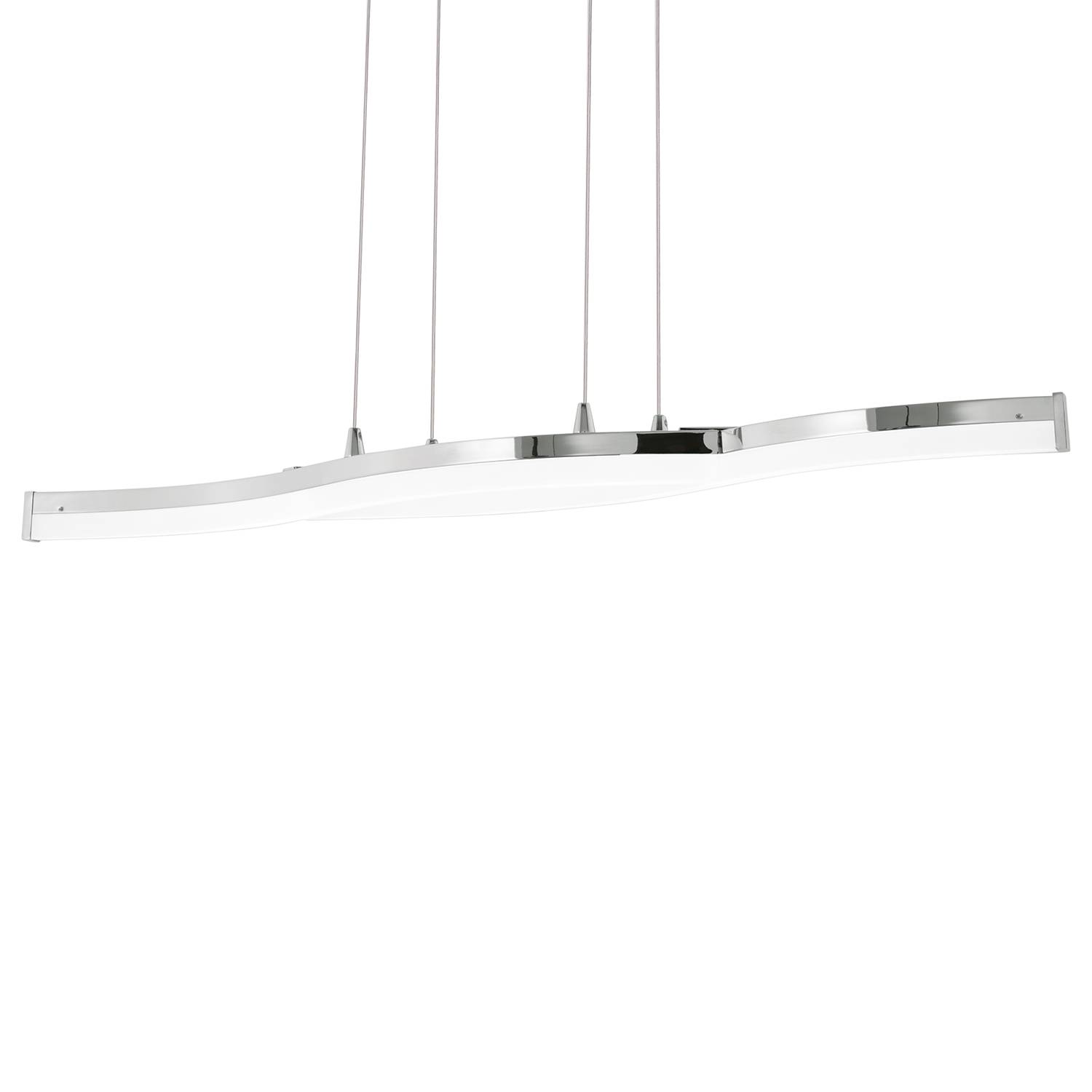 LED-Pendelleuchte Lasana III Silber