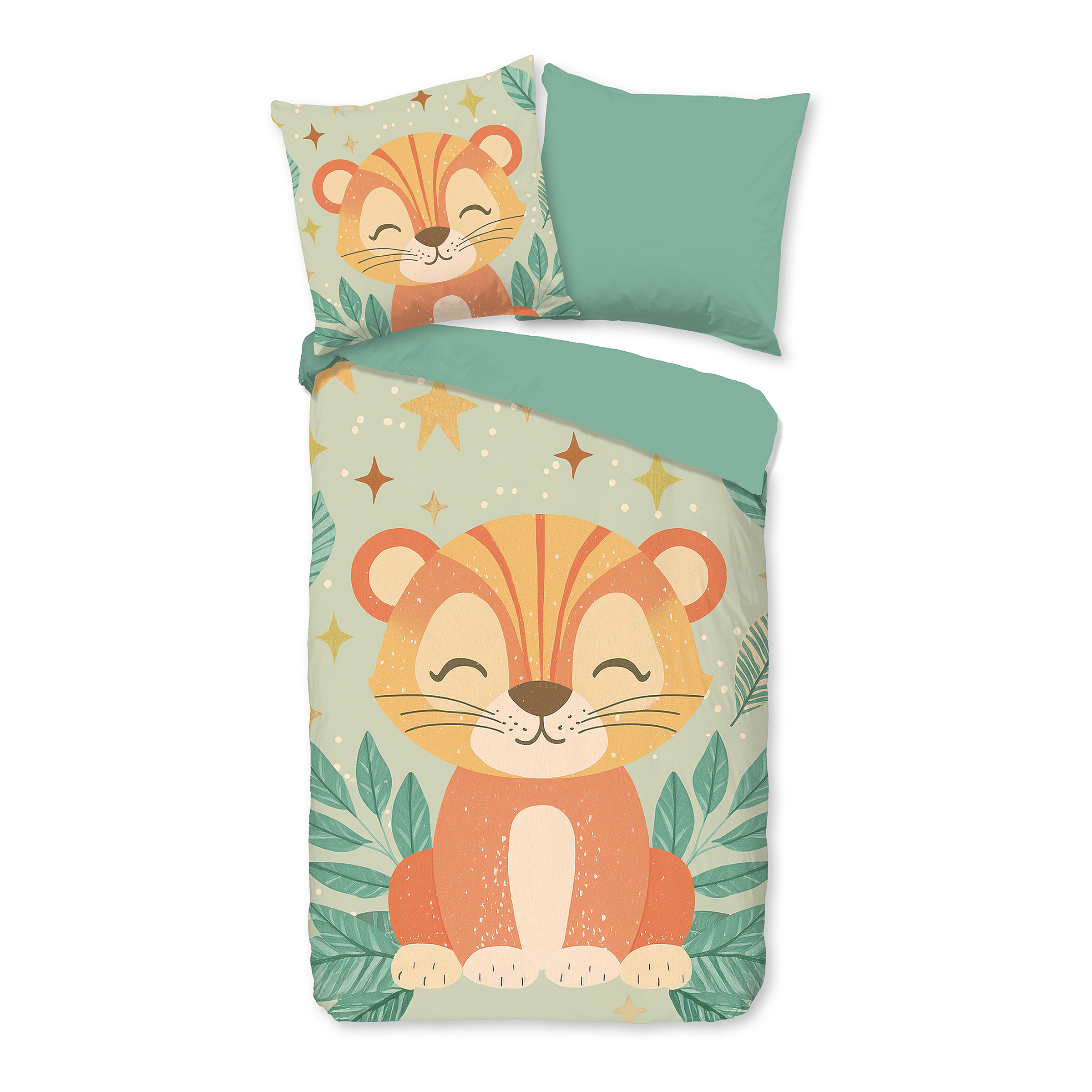 Lulek Children's Bedding Set Microfiber Green