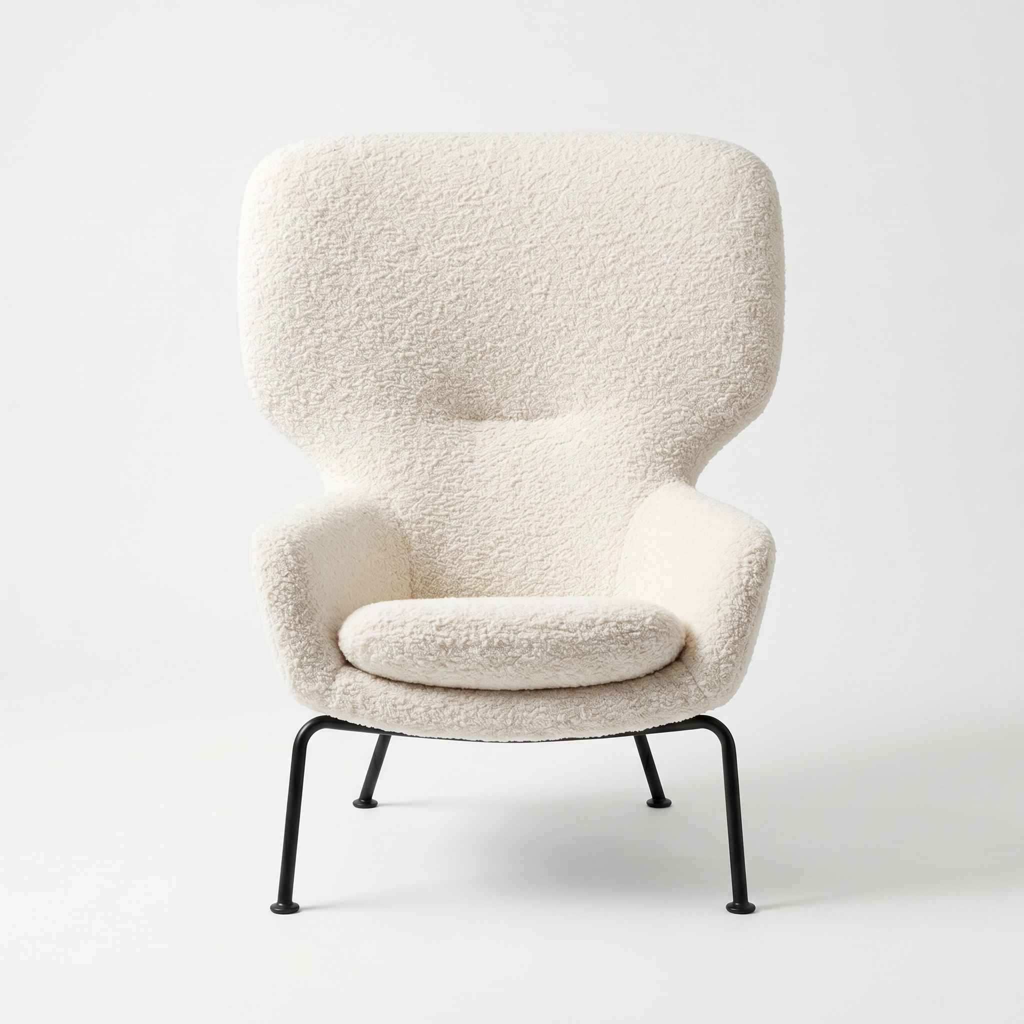 Sessel & Fußhocker Dublin Auckland Boucle