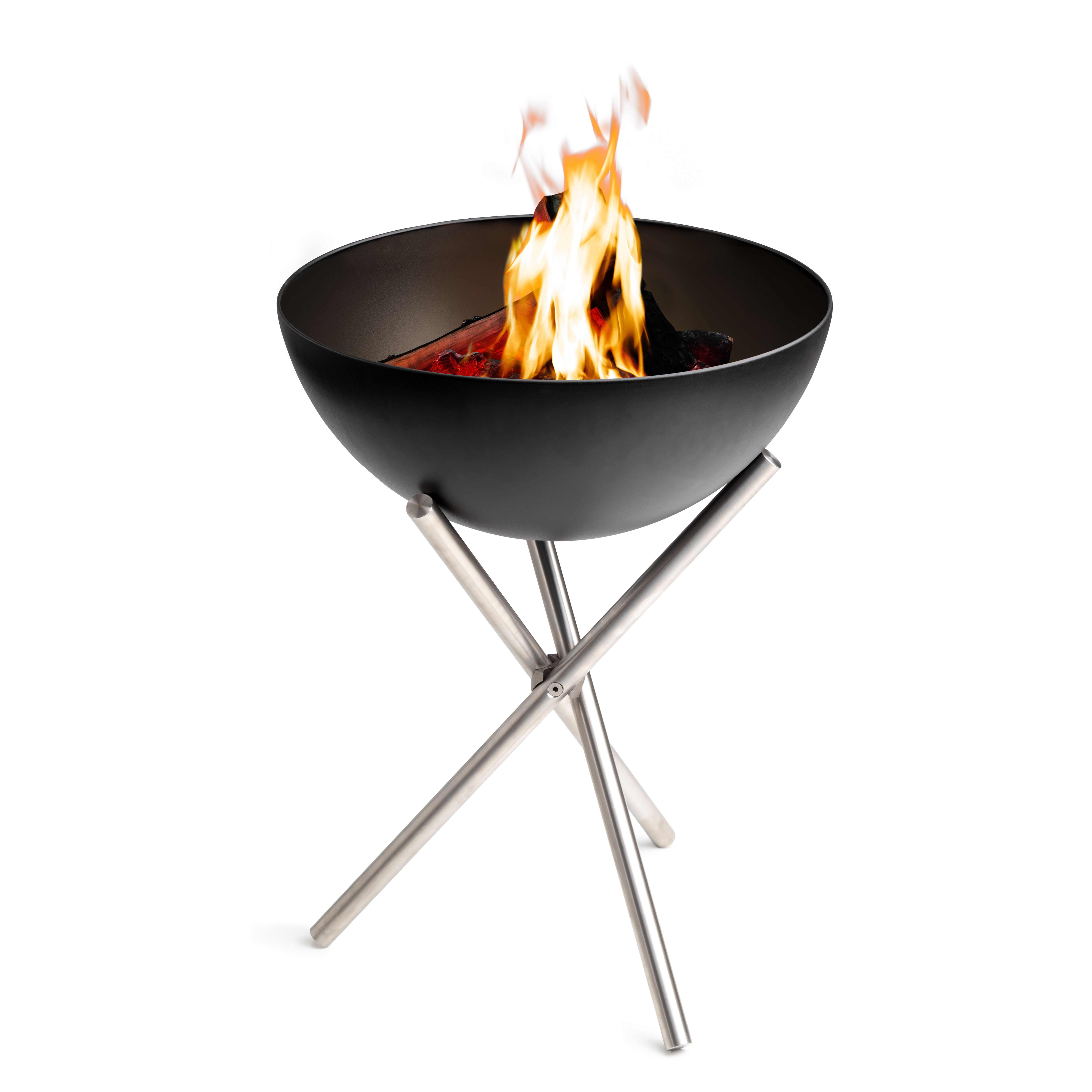 Bowl Feuerschale Mit Dreibein Schwarz