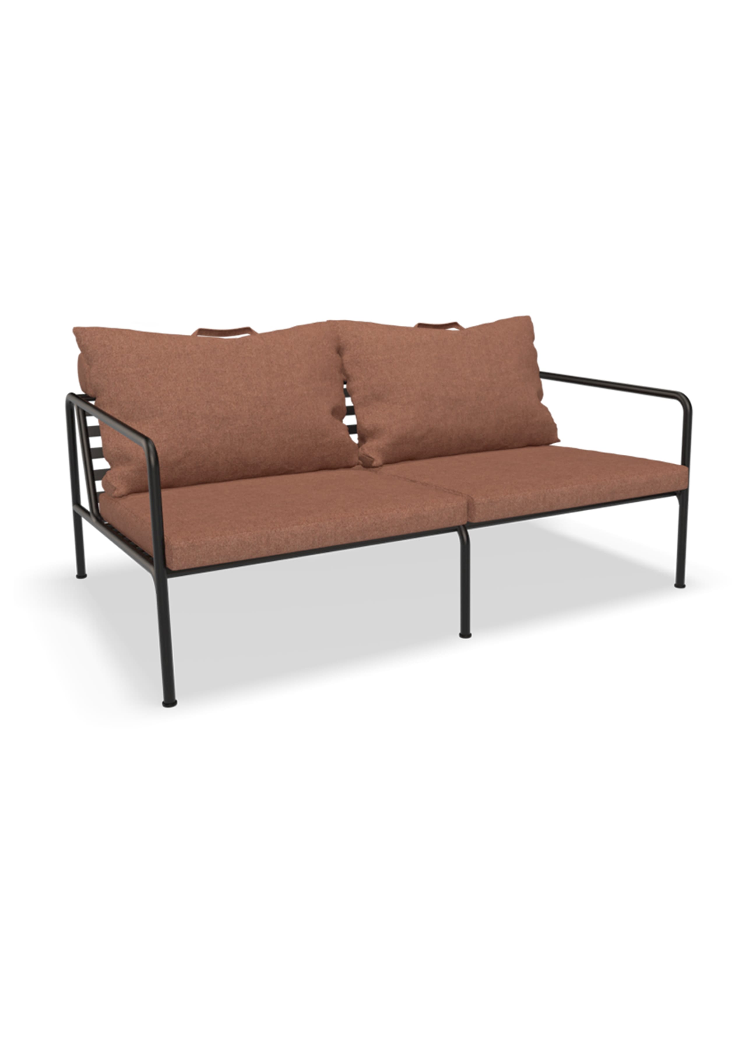 AVON 2-Sitzer Sofa Rostrot