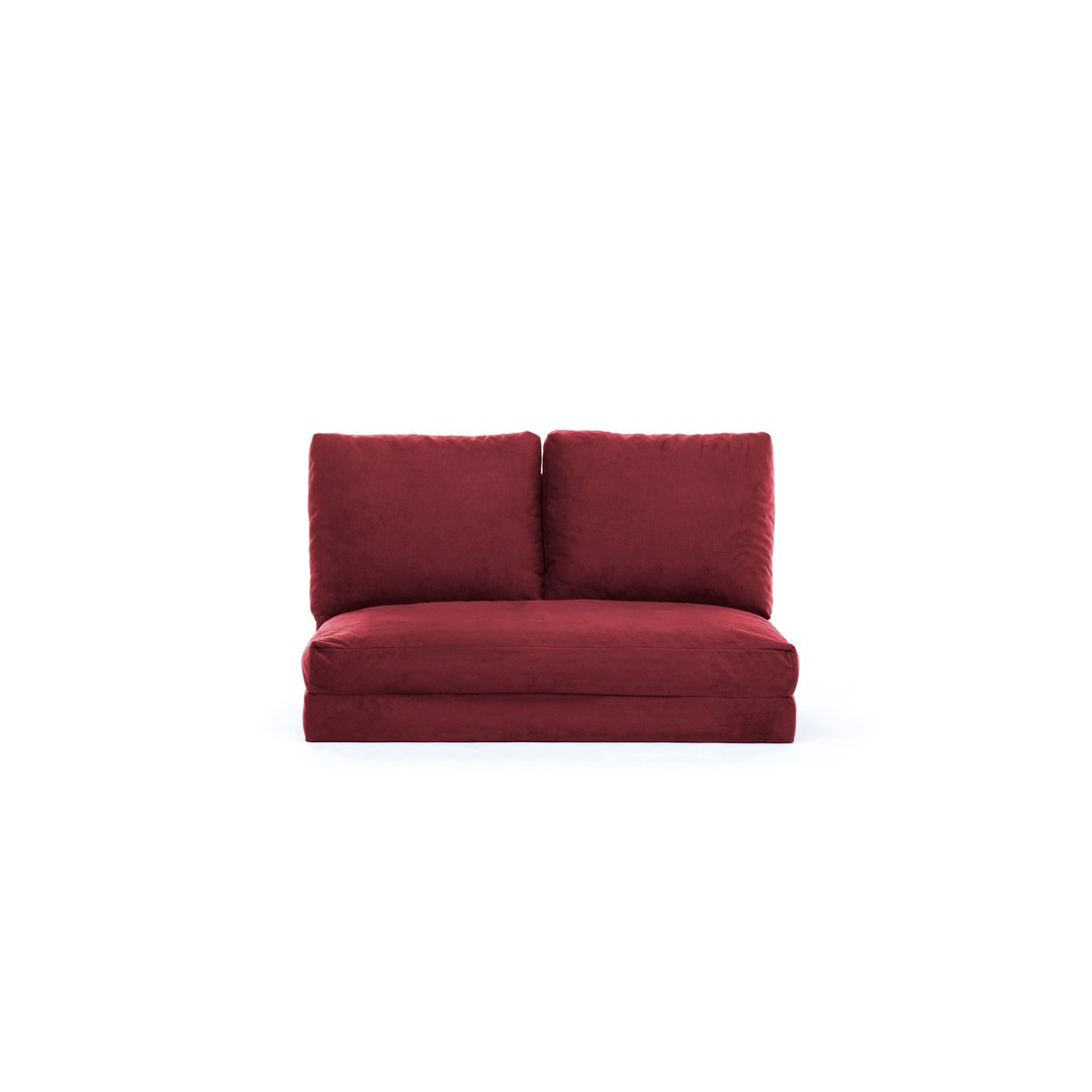 Taida Schlafsofa 2-Sitzer Maroon