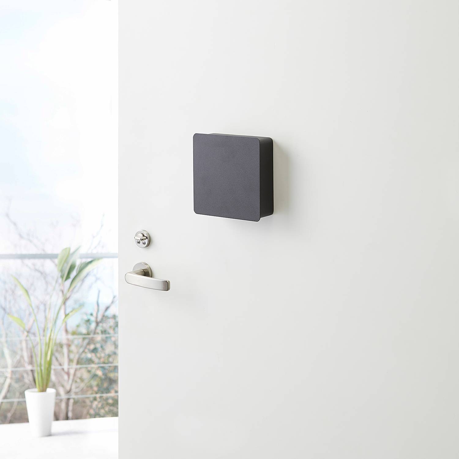 Tower Key Box Steel Black