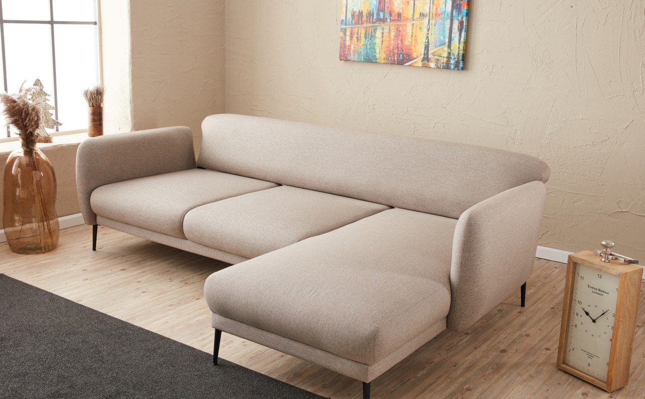 Venus Sofa Récamiere Rechts Creme