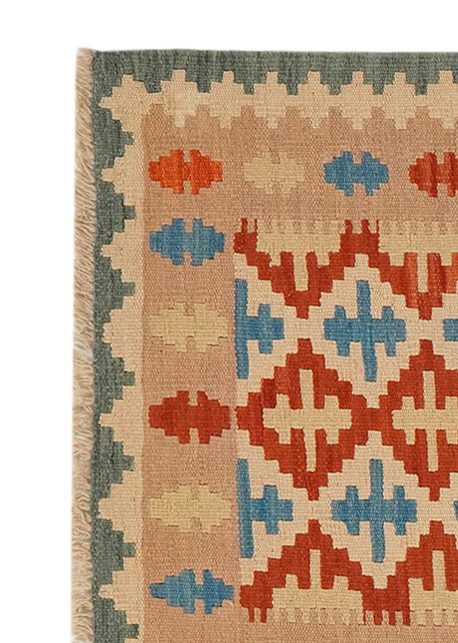 Kilim Gashgai Teppich Mehrfarbig