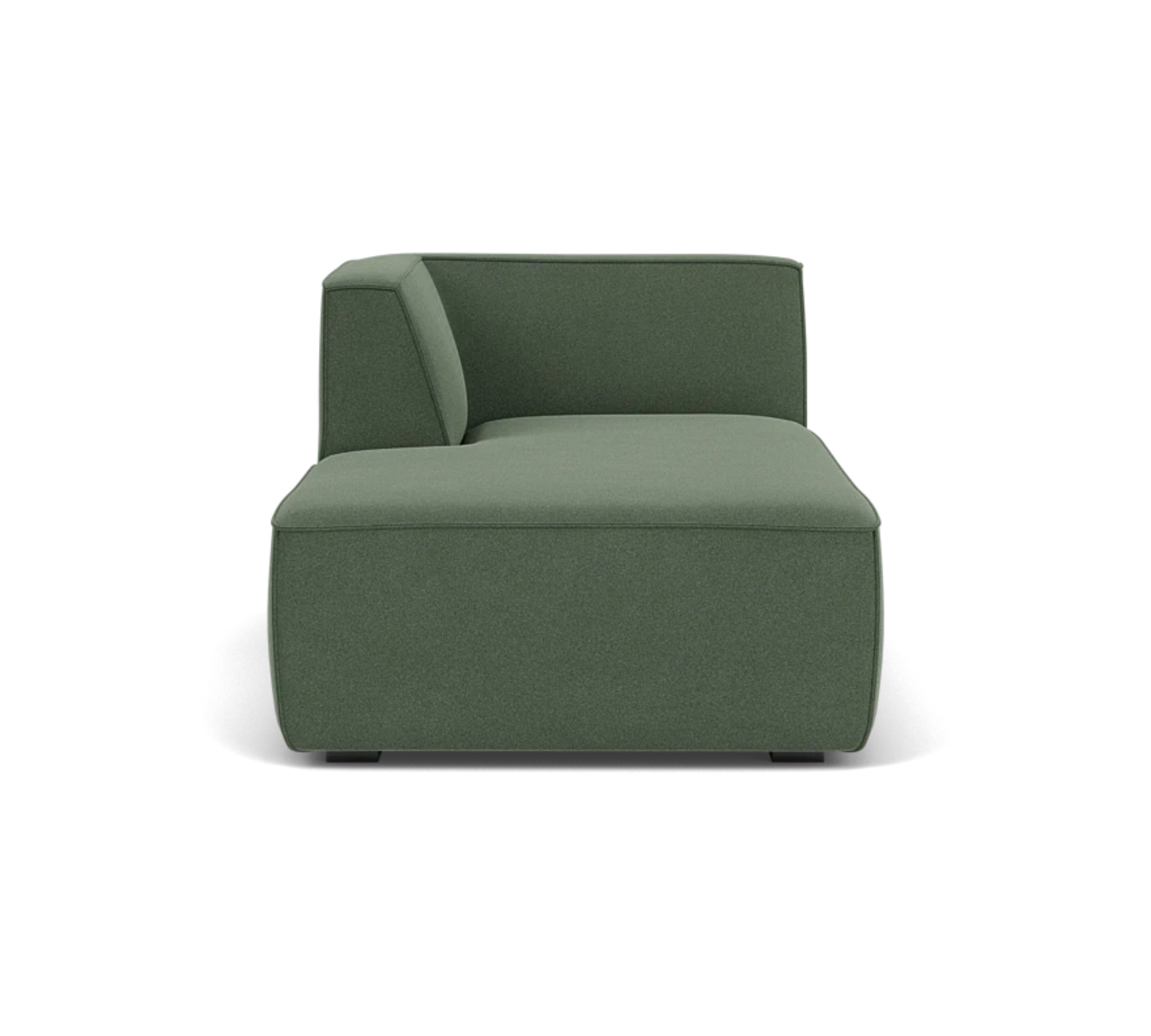 Dane 1-Sitzer Récamiere Links Cura Dark Green