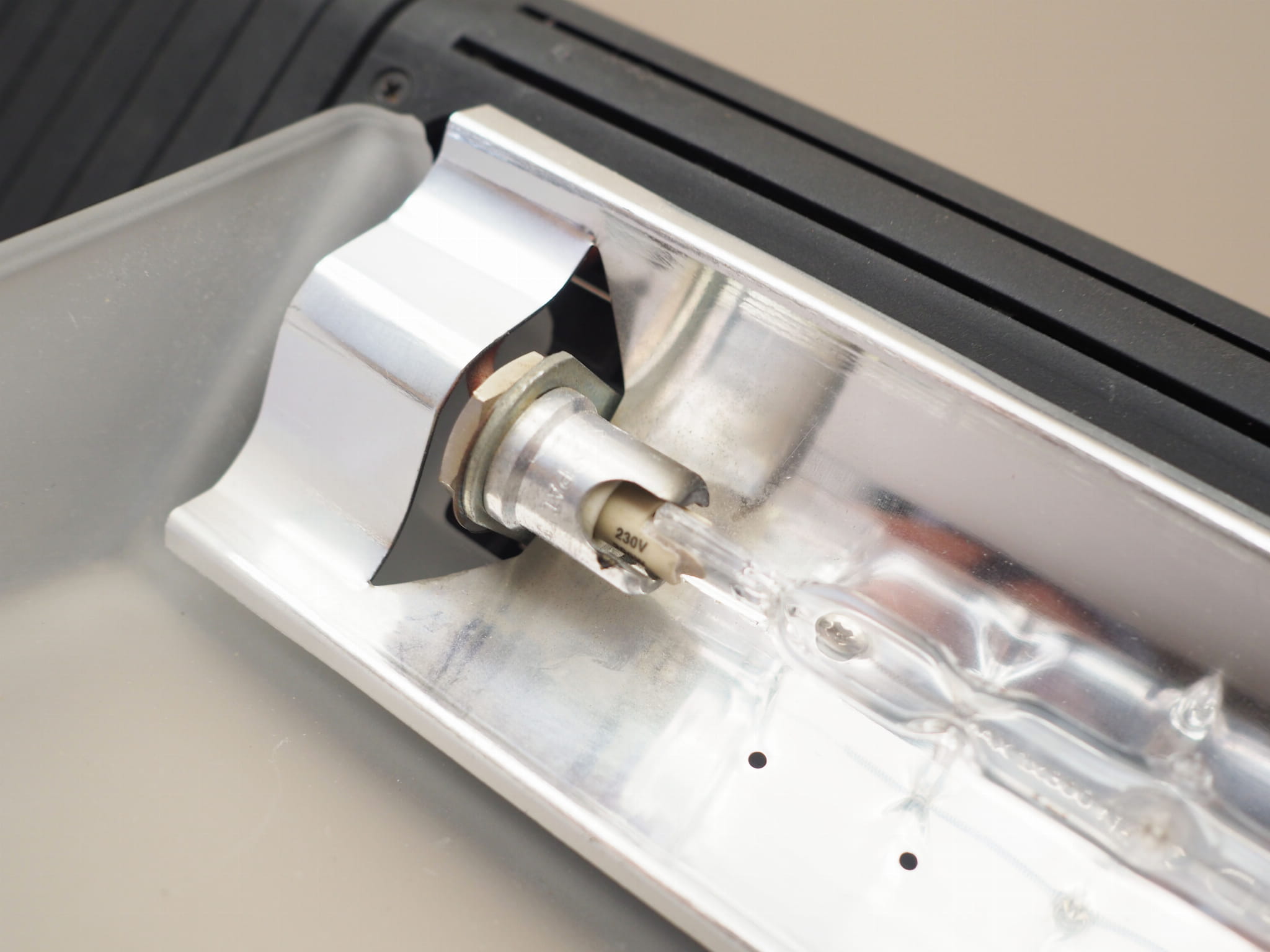 Floor lamp metal glass 1990s