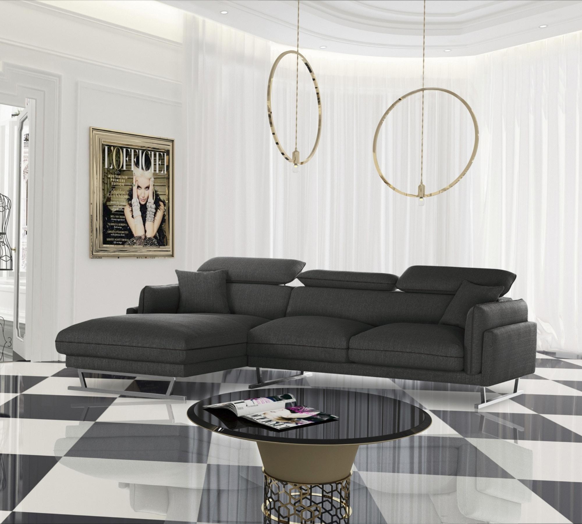Gigi Ecksofa Anthrazit