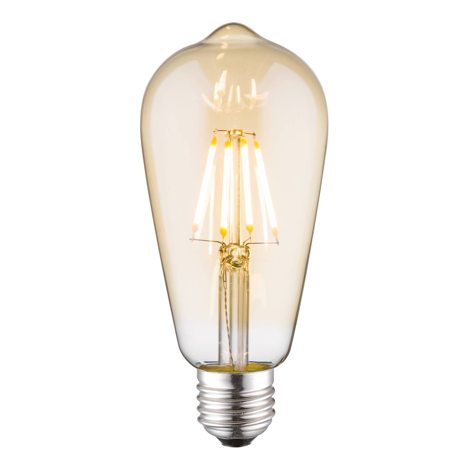 LED-Leuchtmittel DIY XII Klarglas / Eisen 1-flammig