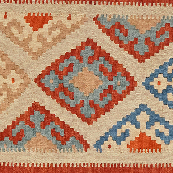 Kilim Gashgai Teppich Mehrfarbig