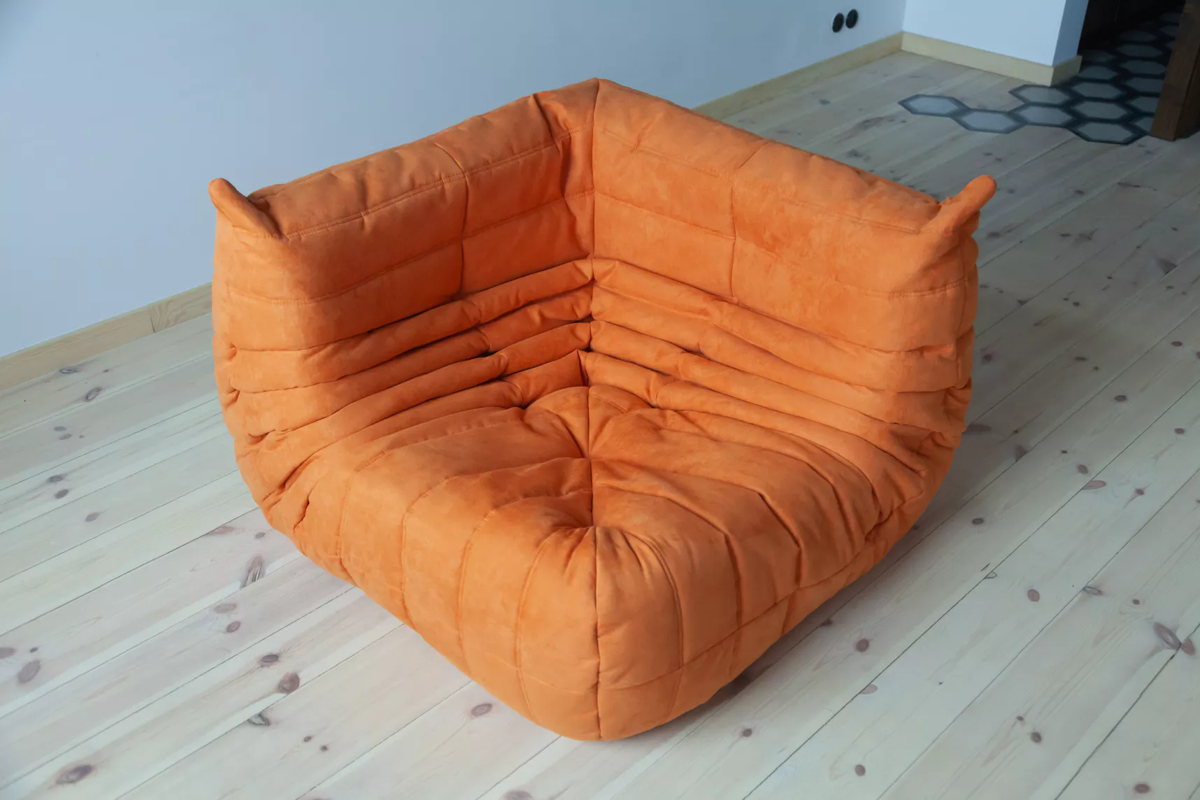 Togo Lounge Set 2-tlg. Textil Orange