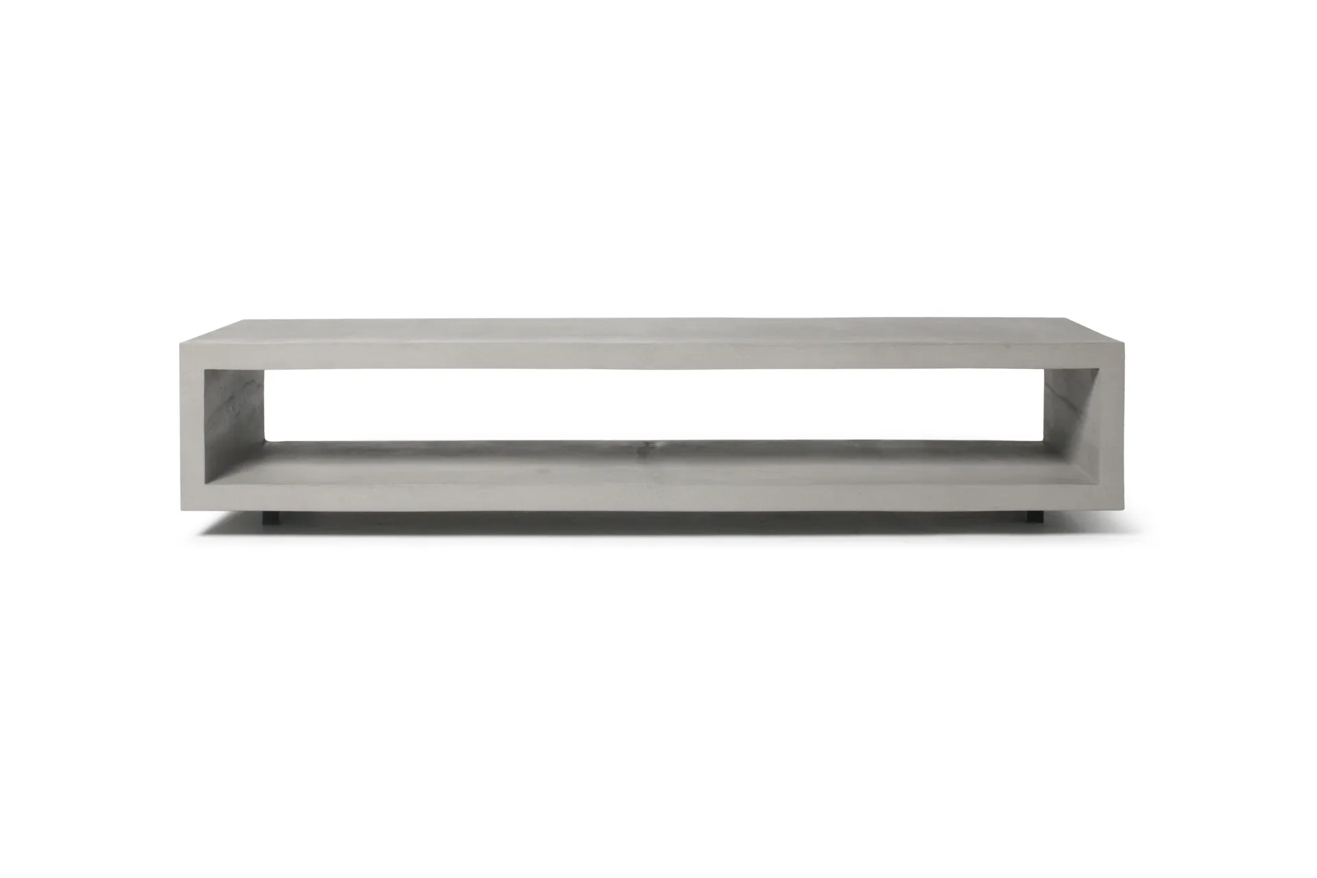 Monobloc Lowboard Faserbeton Grau 