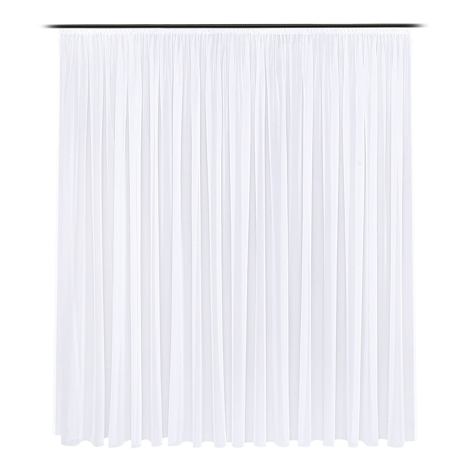 Gardine Laura II Webstoff Weiß 450 x 245 cm