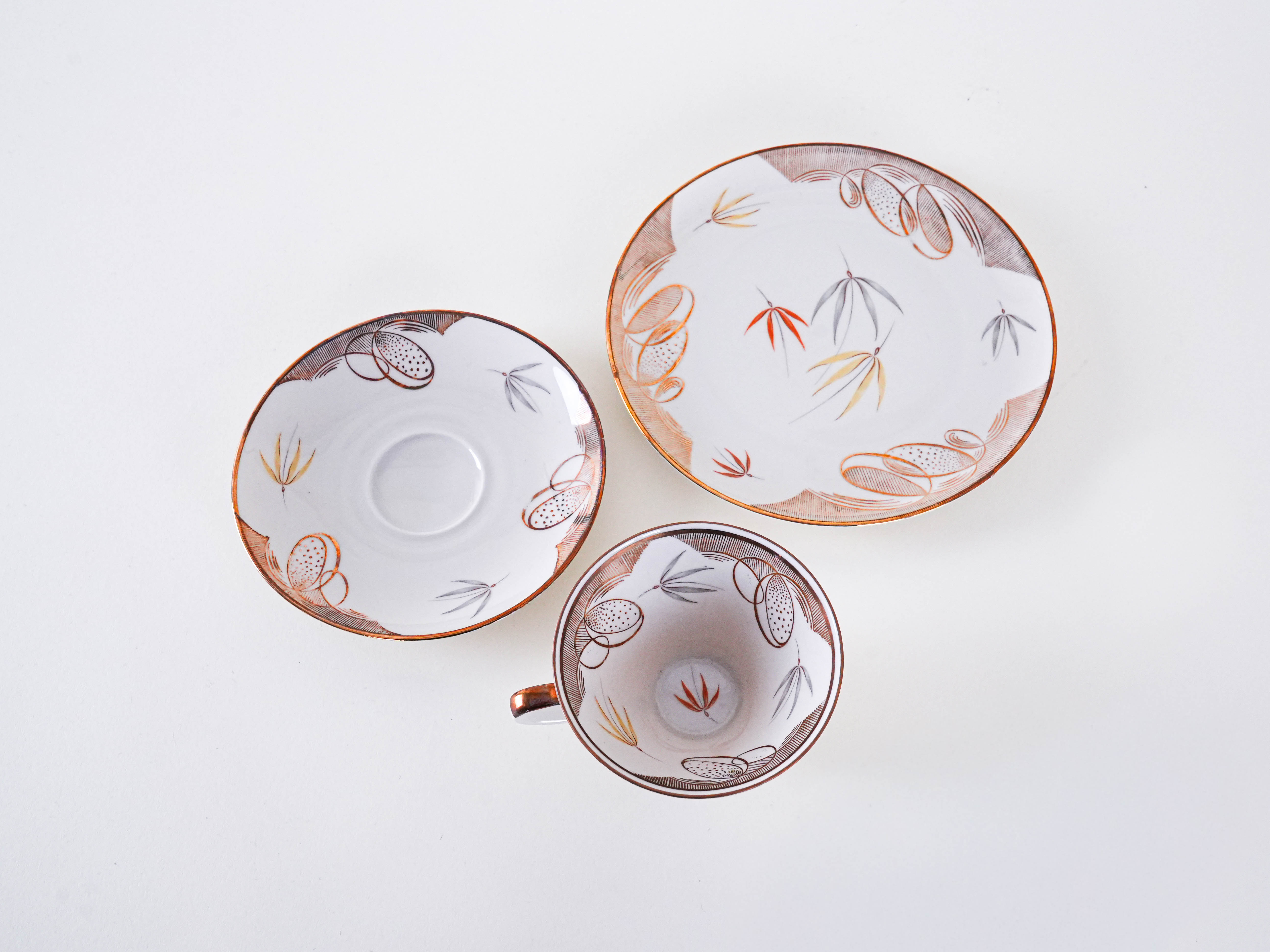 Porcelain cup Multicolored