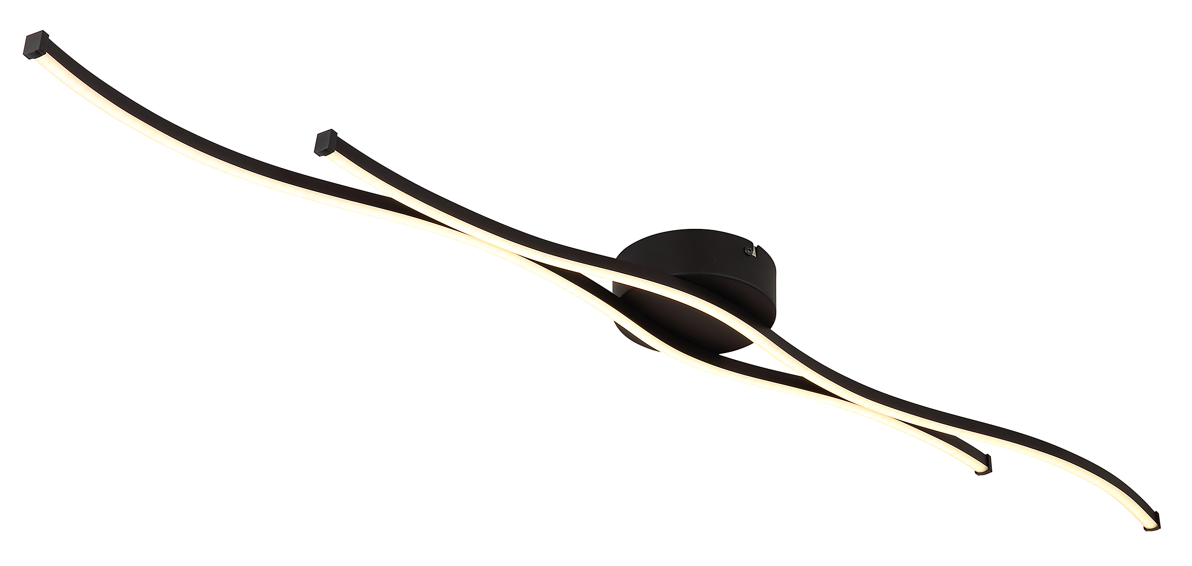 LED Ceiling Light Boyd 1-Light Acrylic Glass Iron 110 cm