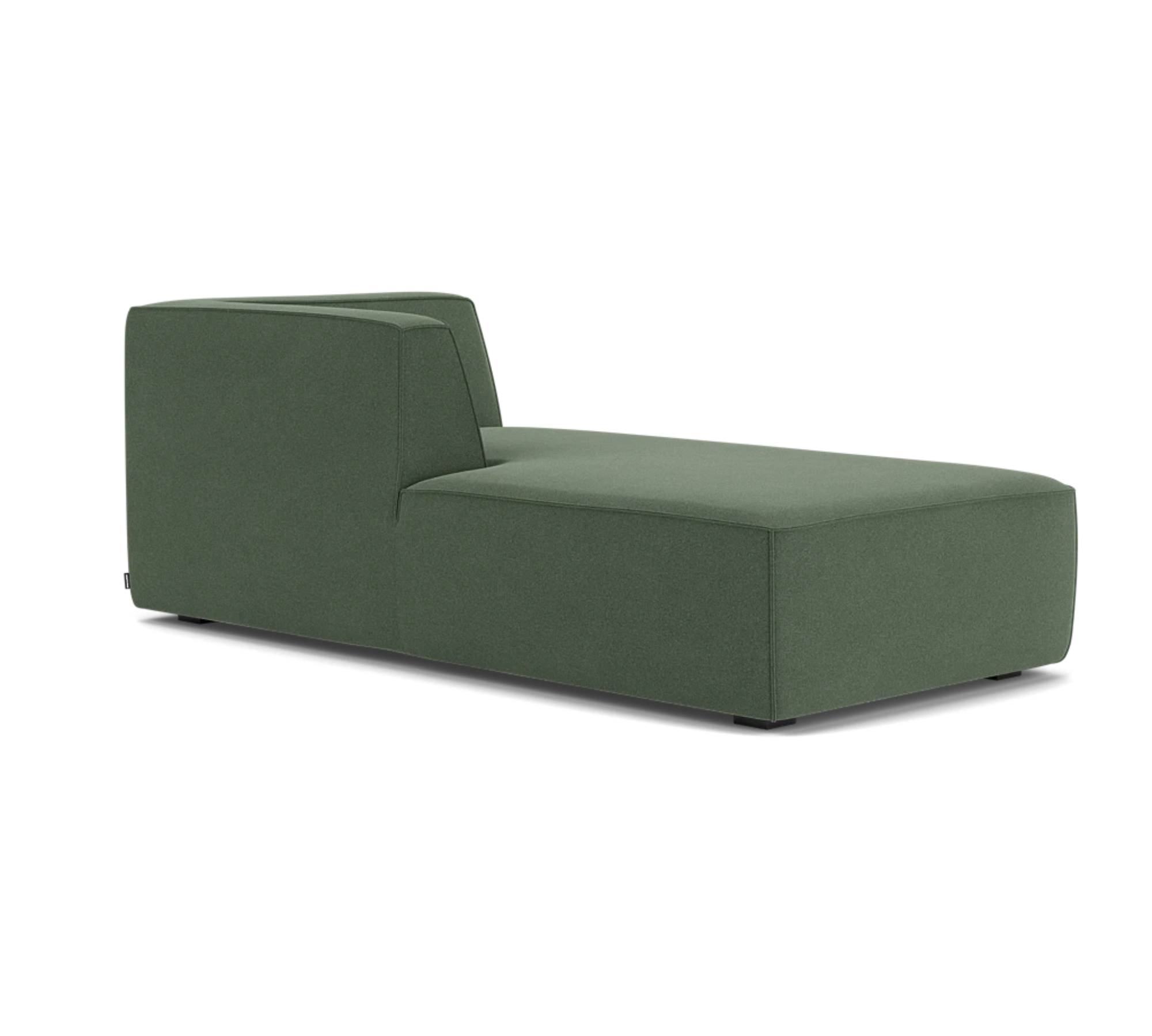 Dane 1-Sitzer Récamiere Links Cura Dark Green