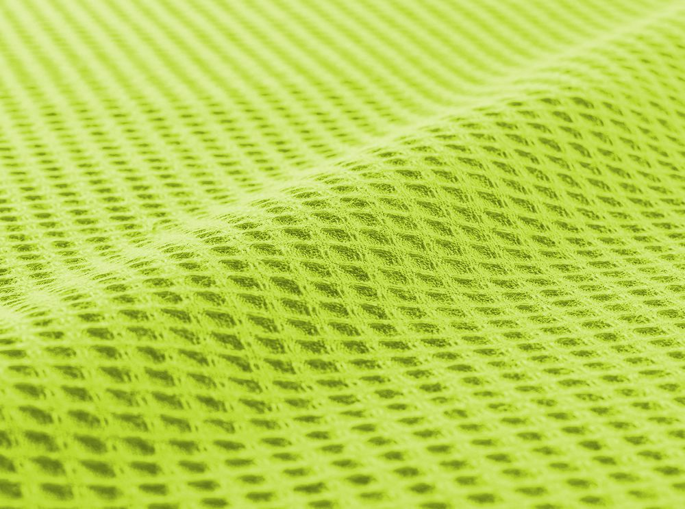 Leichte Decke aus Waffelpiqué 100% Baumwolle Grün Single