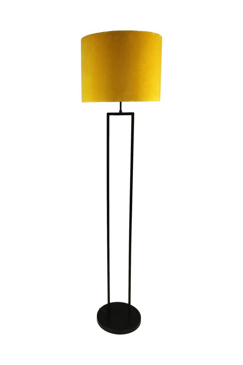 Stehlampe Metall Schwarz