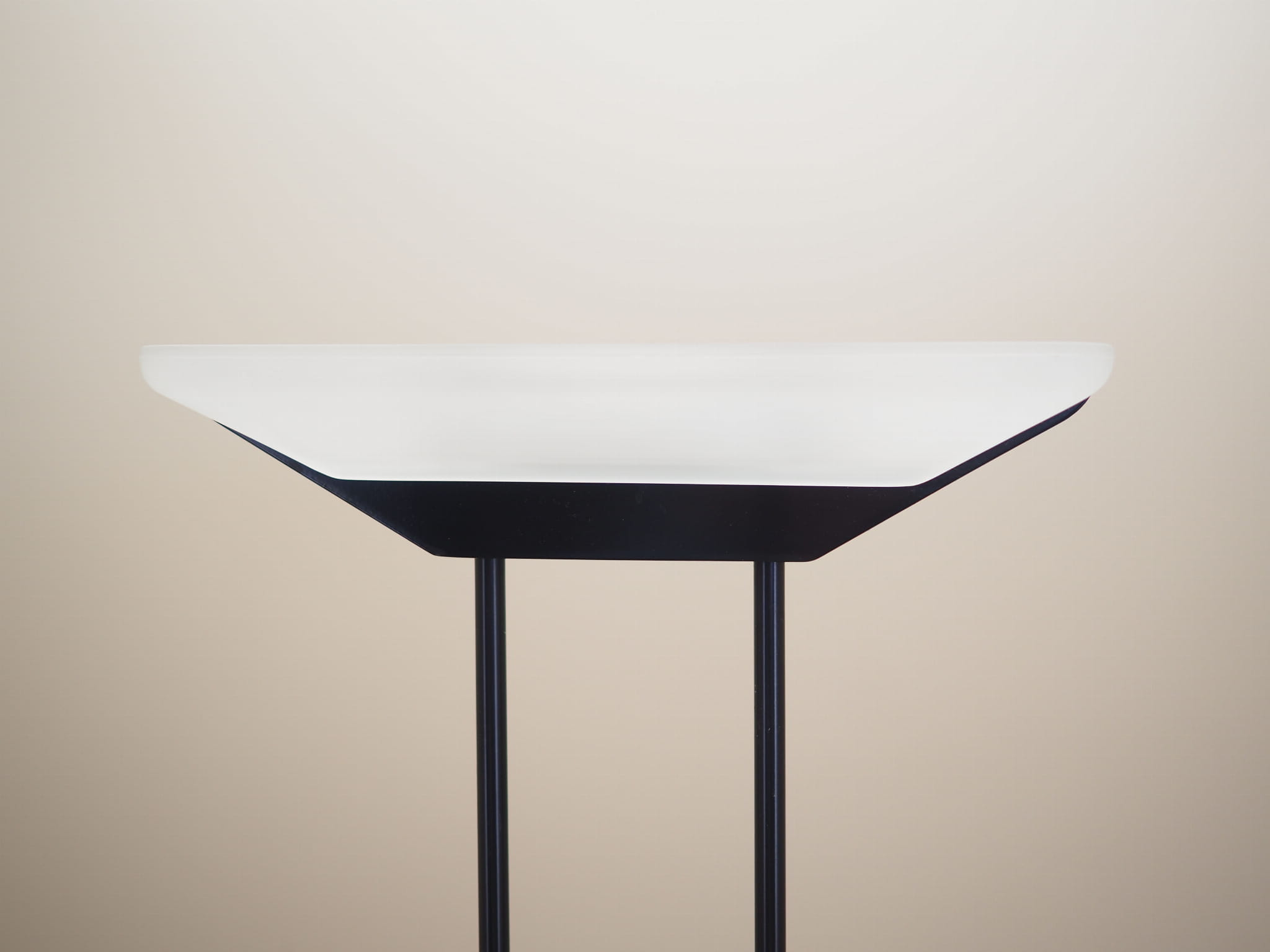 Stehlampe Metall Glas 1970er Jahre